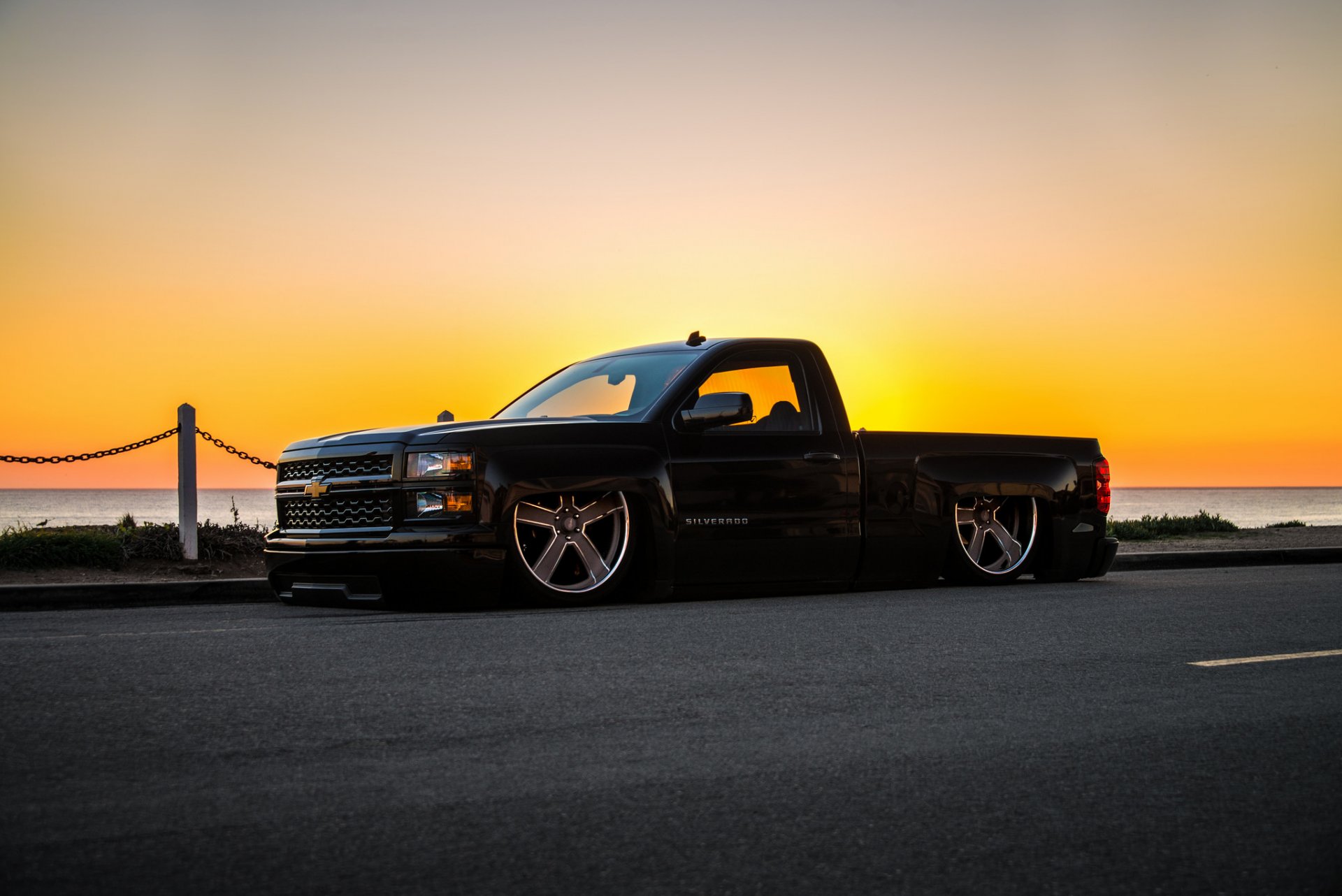 chevrolet chevy silverado car stance tuning truck