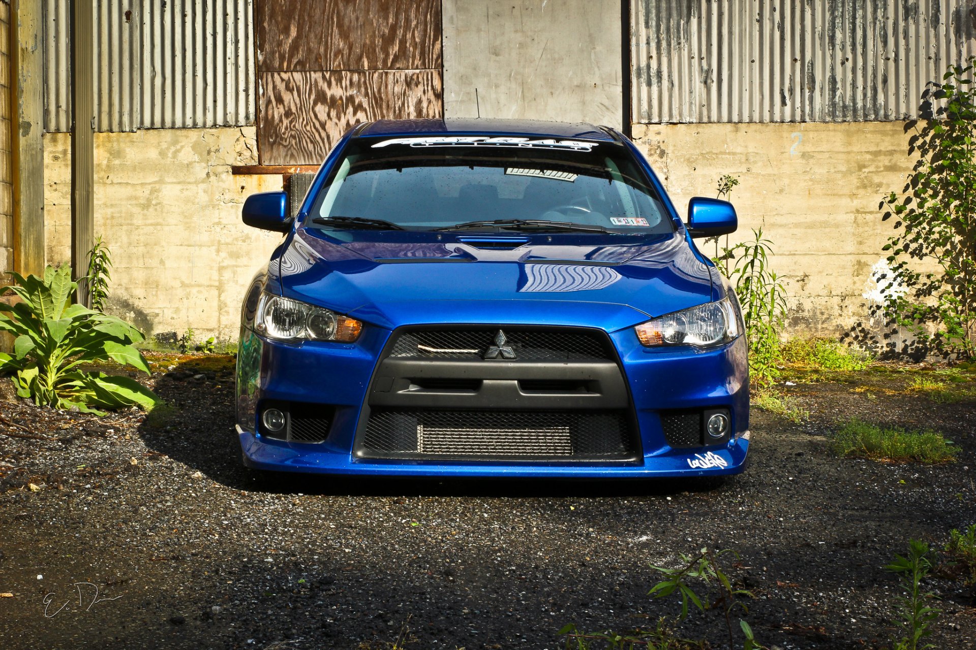 mitsubishi profession evolution evo blue mitsubishi lancer blue before