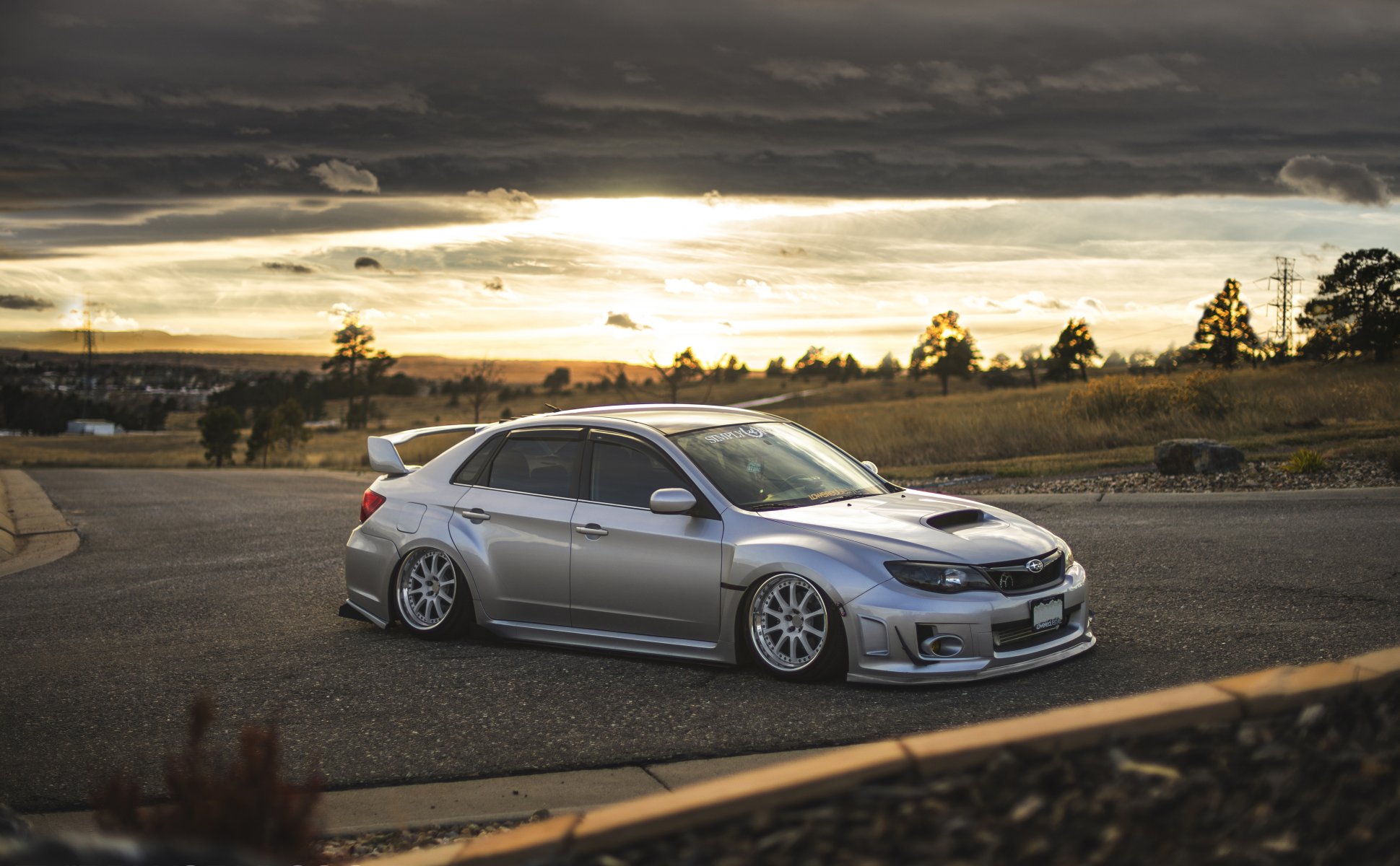 ubaru impreza wrx sti posizione bellyscrapers basso jdm