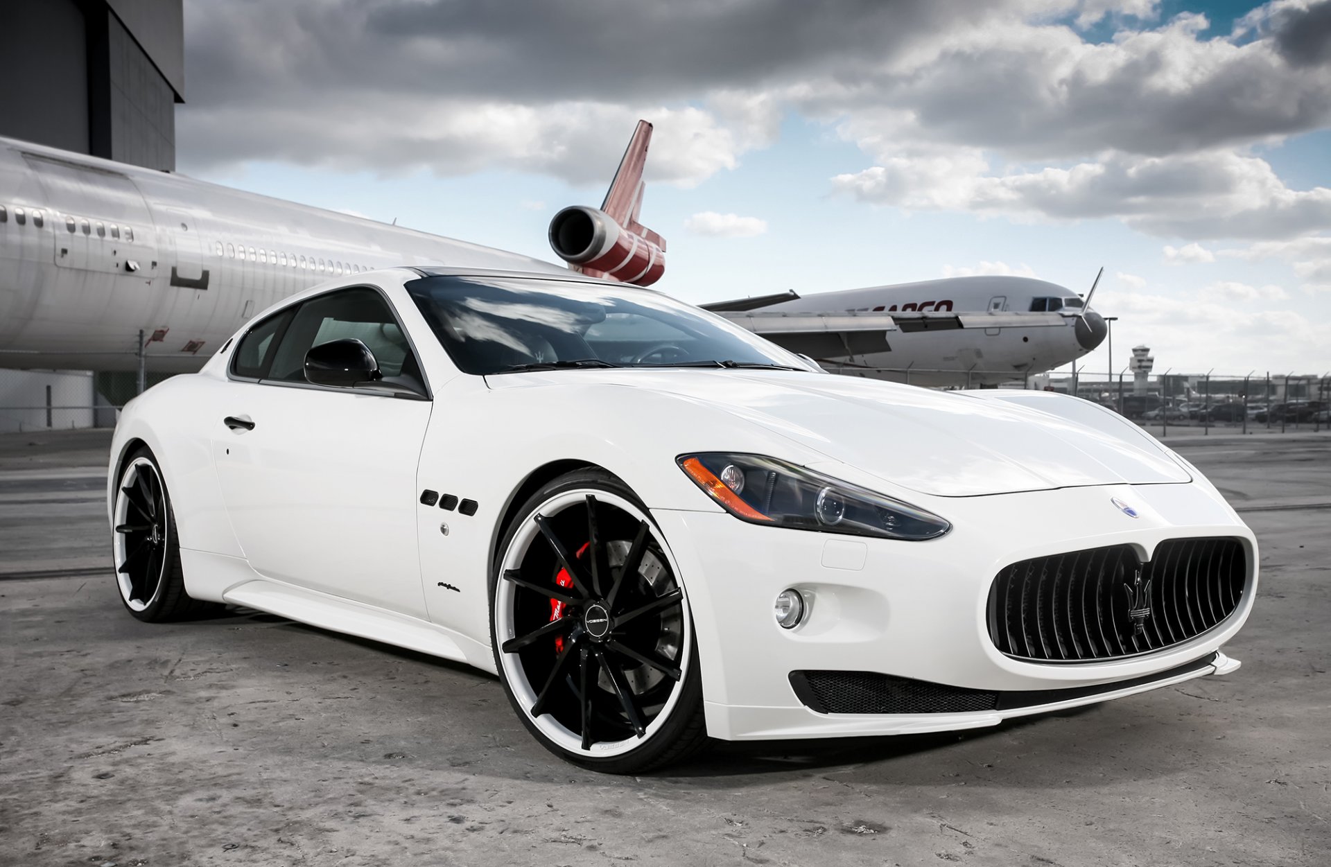 maserati granturismo blanc vossen