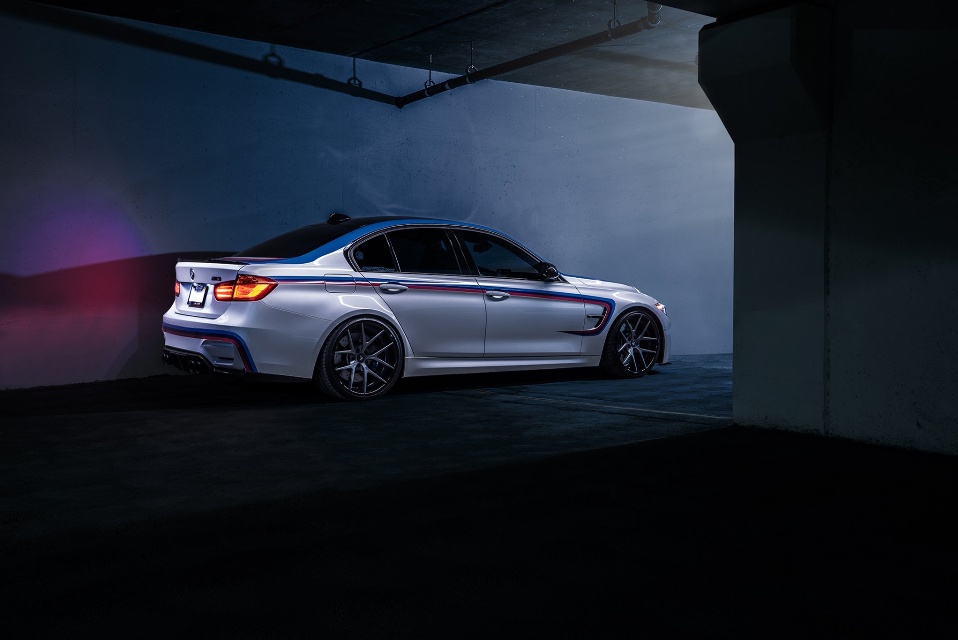 bmw f80 m3 ss noir allemand voiture arrière carbone