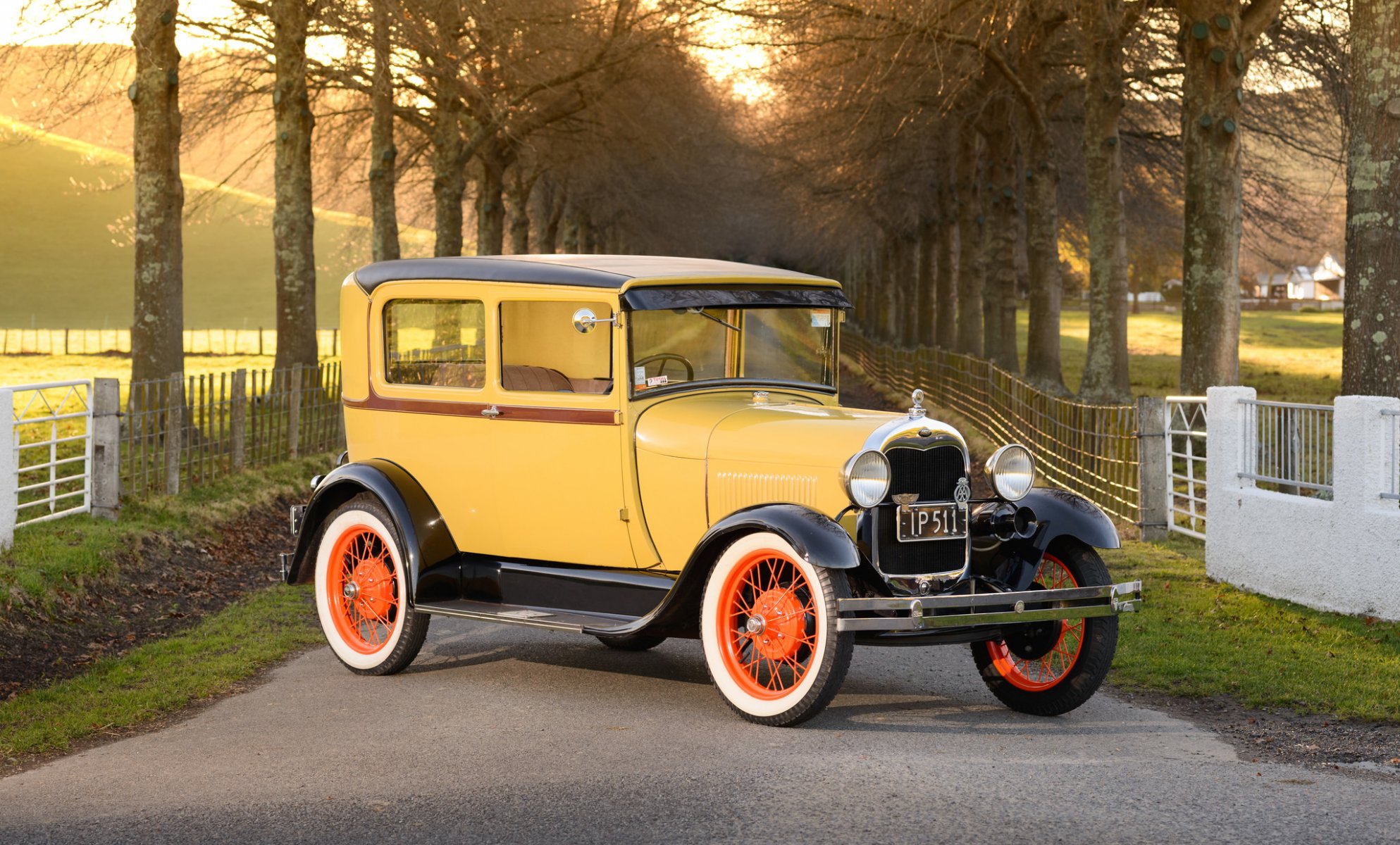 1928 ford modelo a tudor ford tudor retro clásico