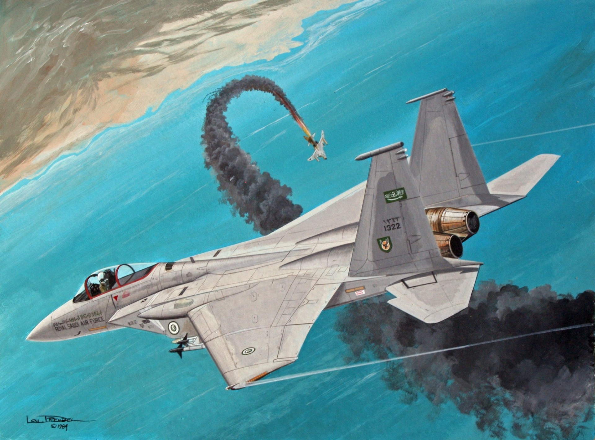 ky art victory dogfight f-15