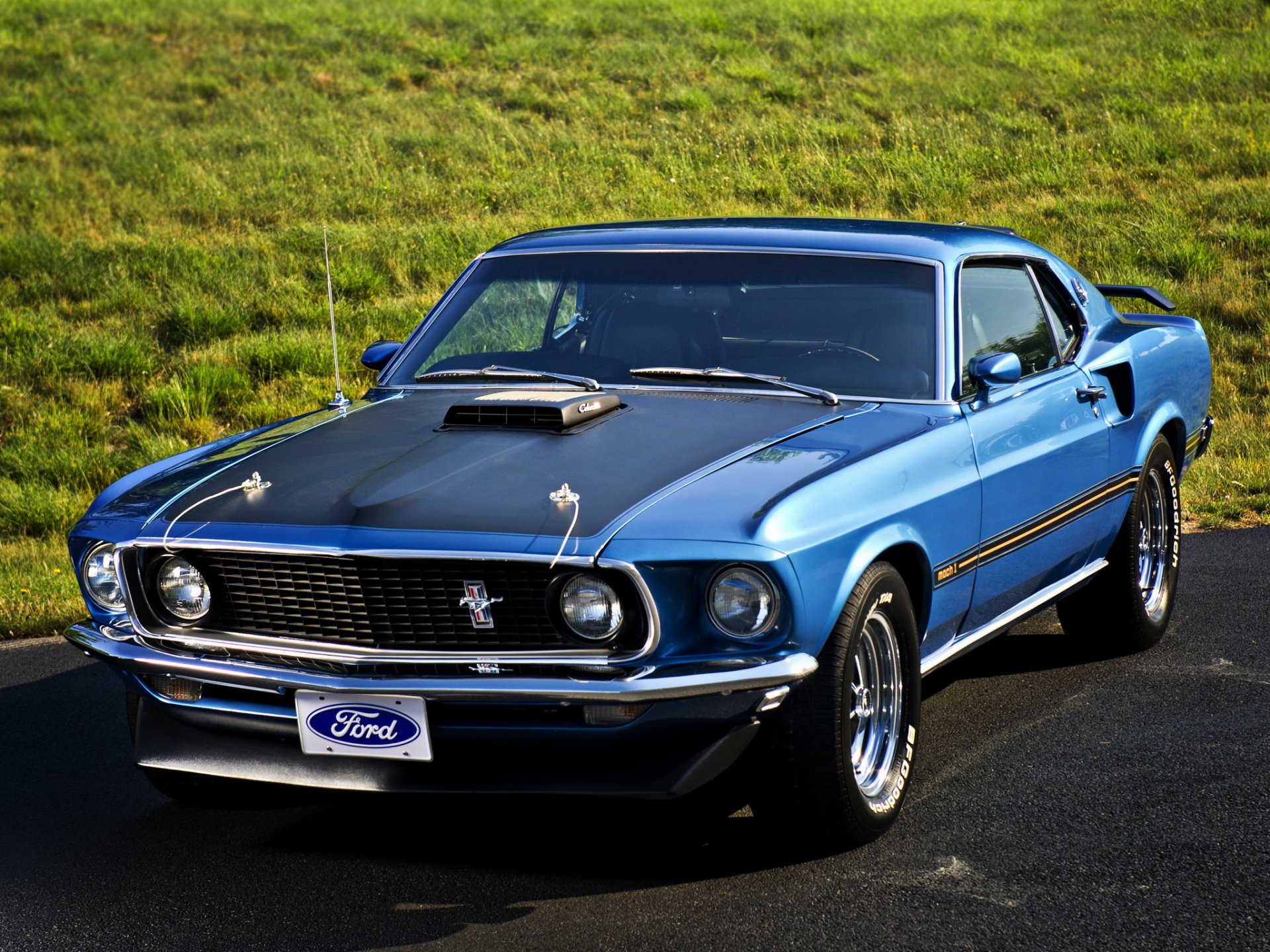 ford mustang 428 super cobra jet 1969 road gra