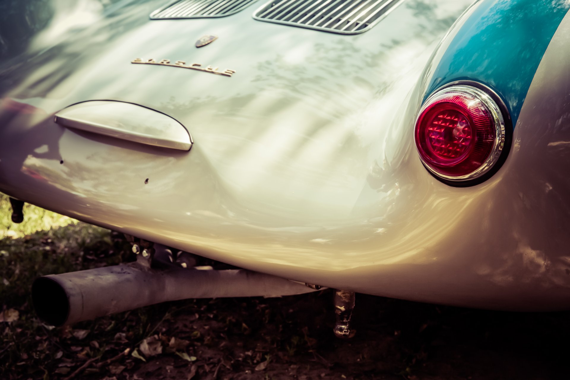 фотограф маркус spiske фото автомобиль олдтаймер porsche 550 spyder капот фара