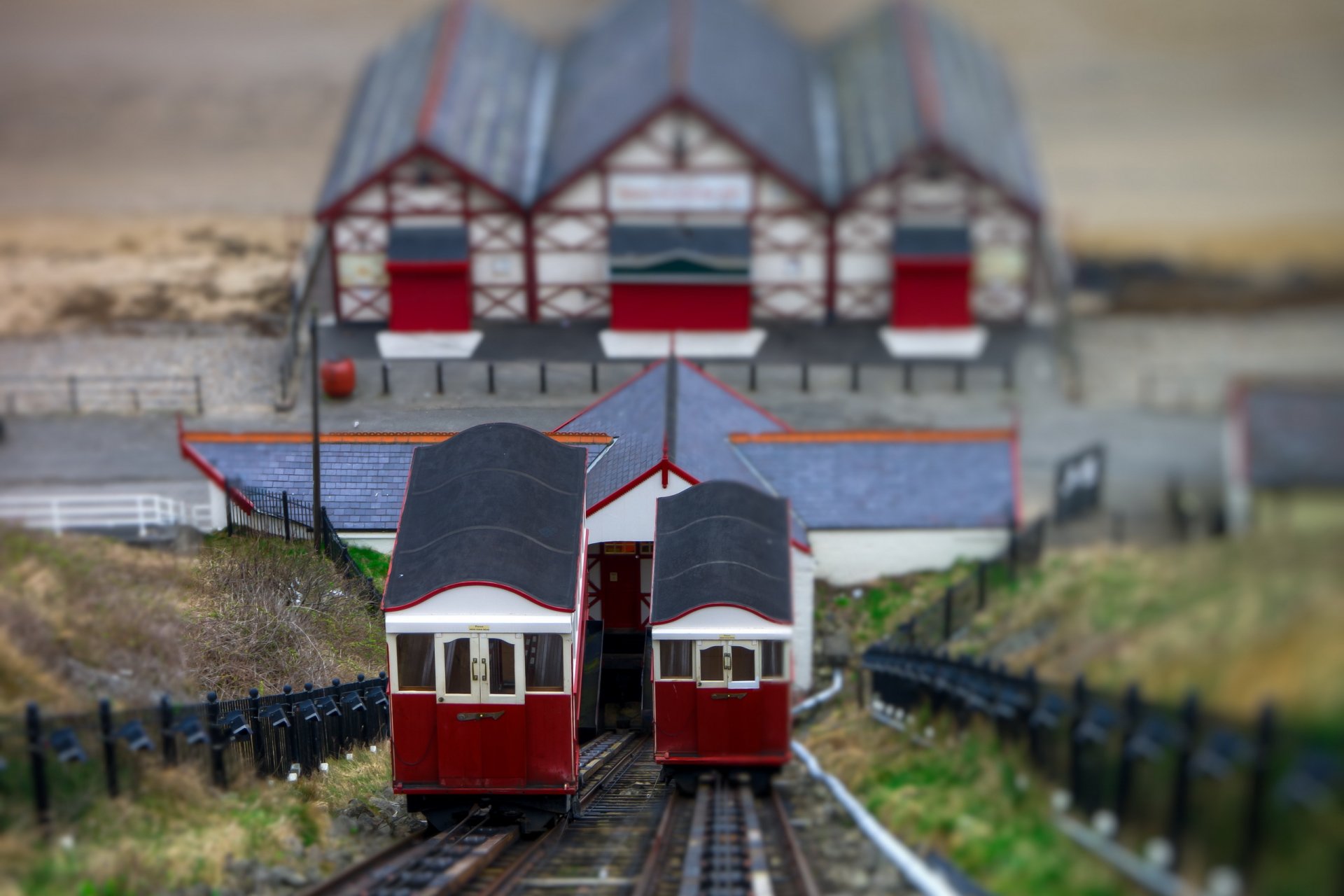 funicular equipment background