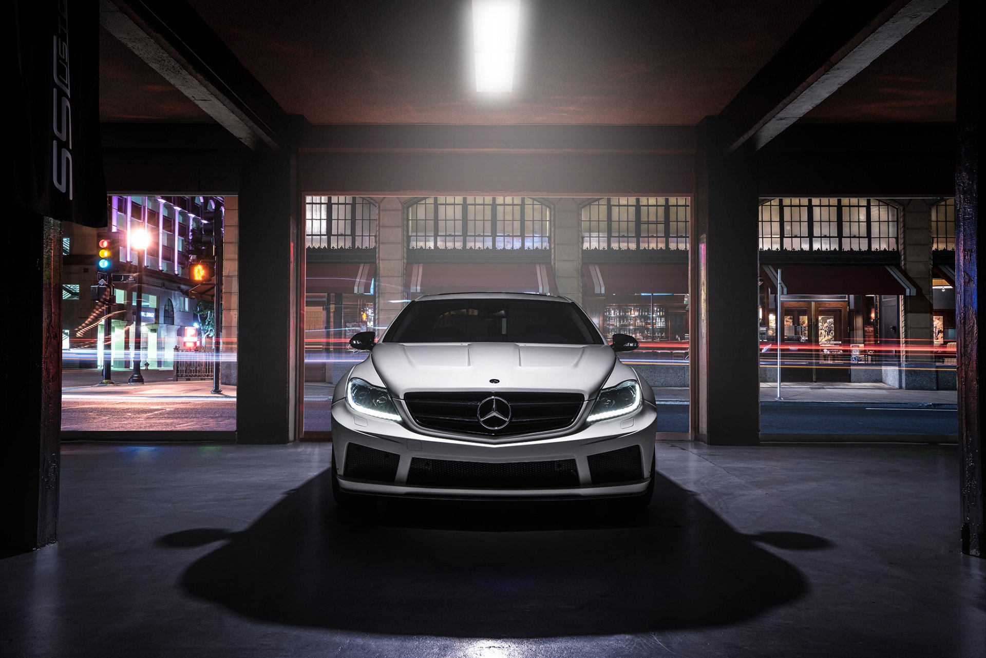 mercedes-benz cl63 amg ampio corpo ss abitudine luce anteriore