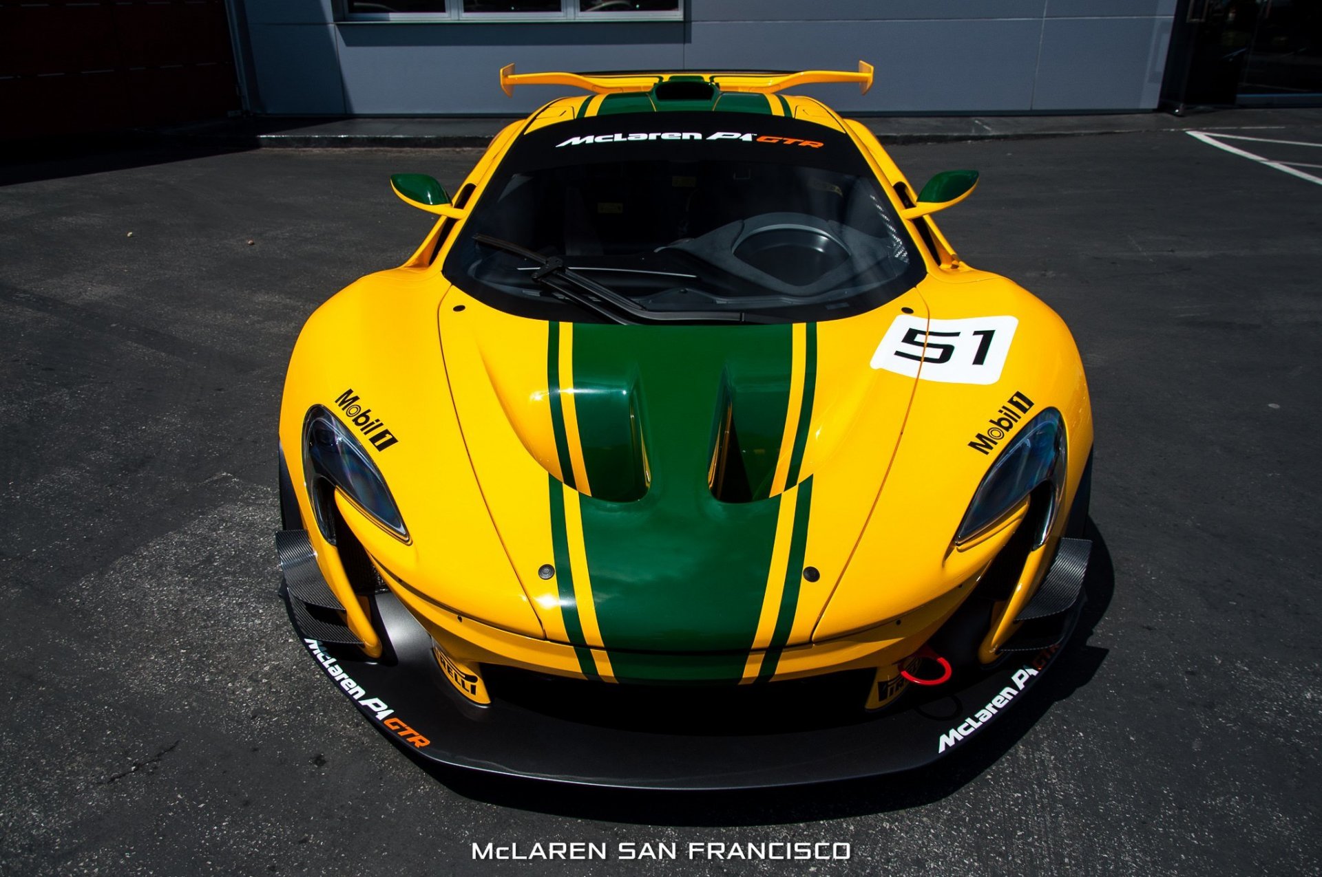 mclaren gtr p1 2015 pegatinas asfalto