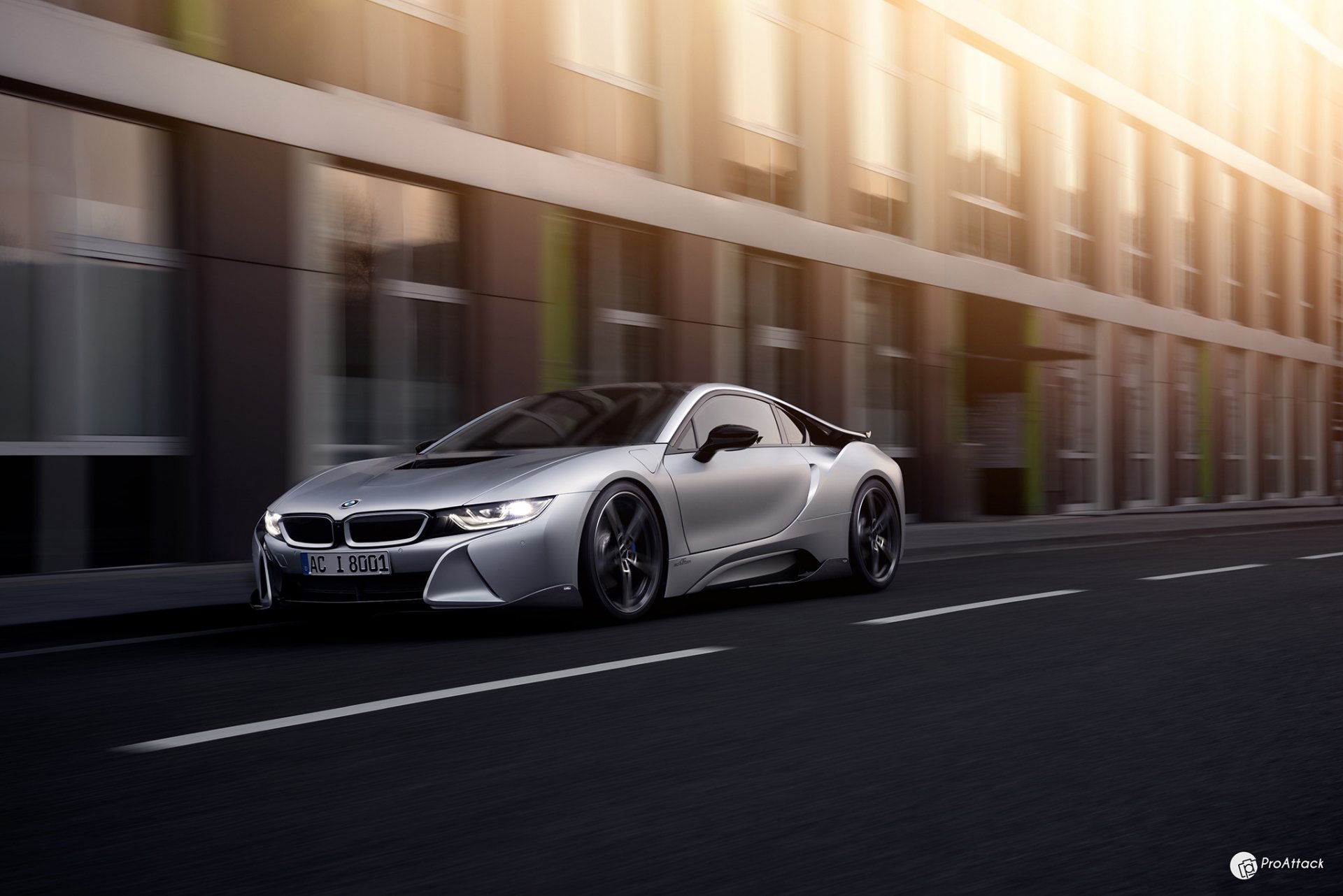 bmw i8 город дорога