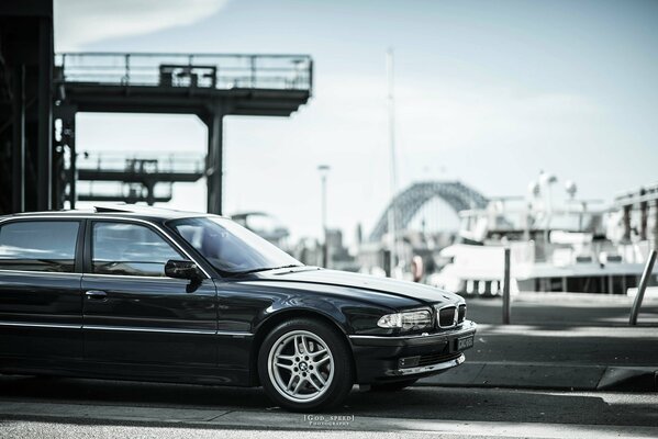 The power of the BMW E38 remains unchanged