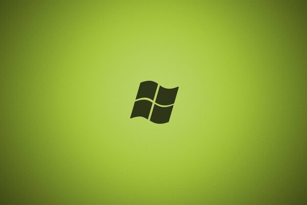 Logo Windows Green minimalizm