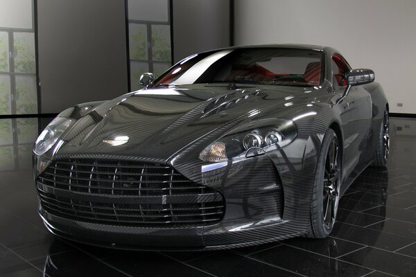 Aston Martin shines in the garage