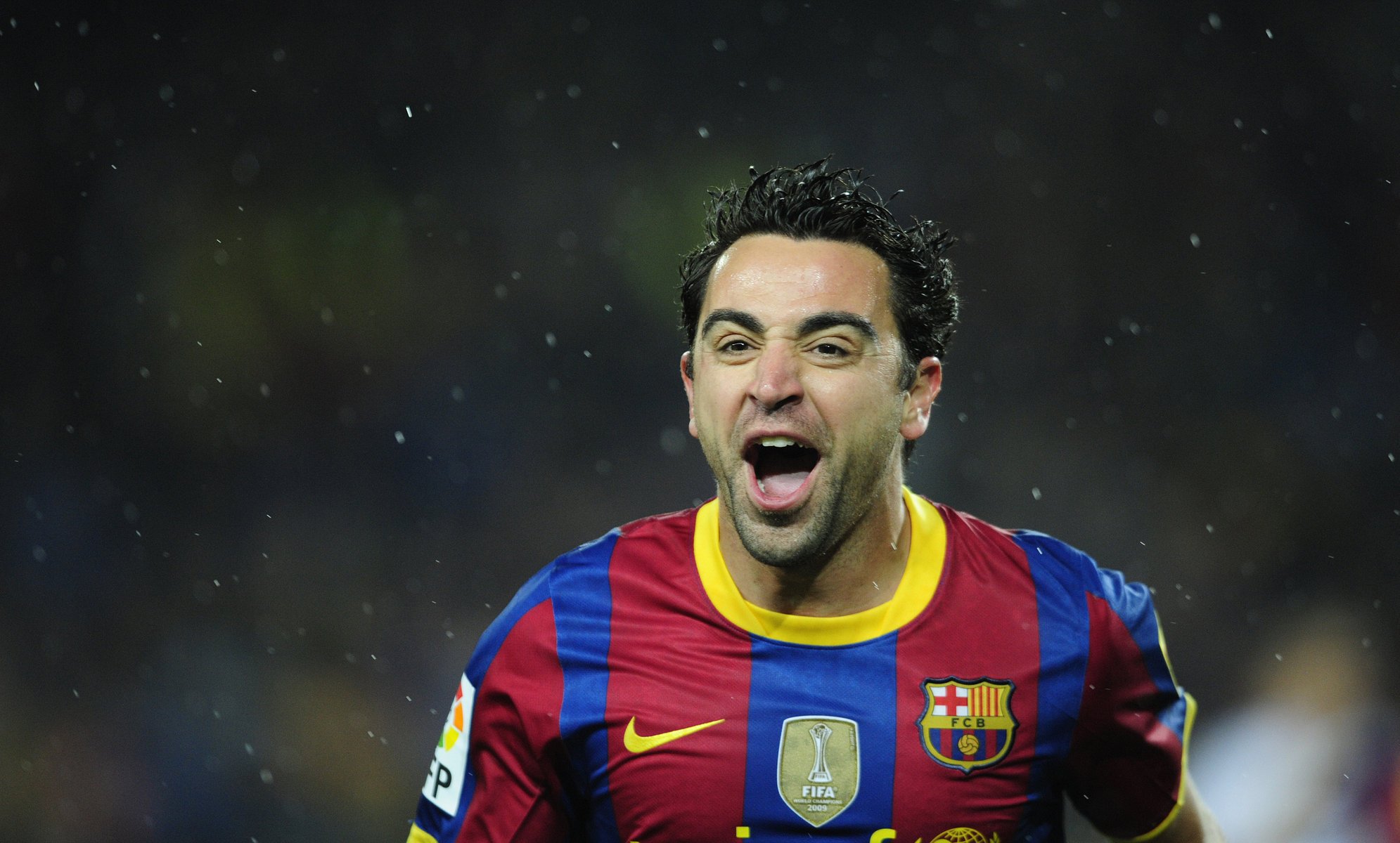 fußball xavi barcelona sport spiel duell fußballer mimik emotionen schrei spiel