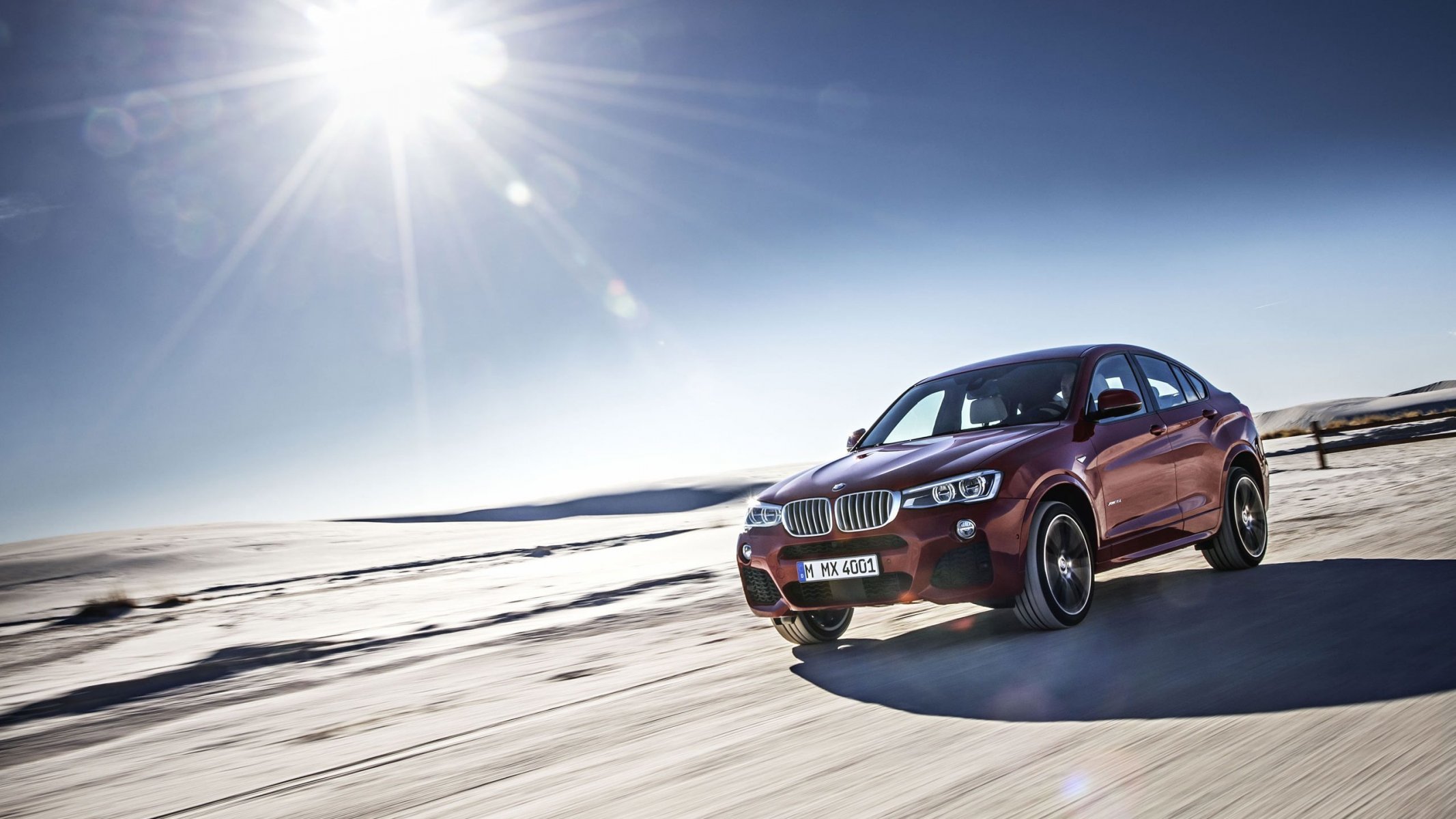 bmw x4 2015 г. автомобиль скорость красные пыли машина дорога пыль бмв