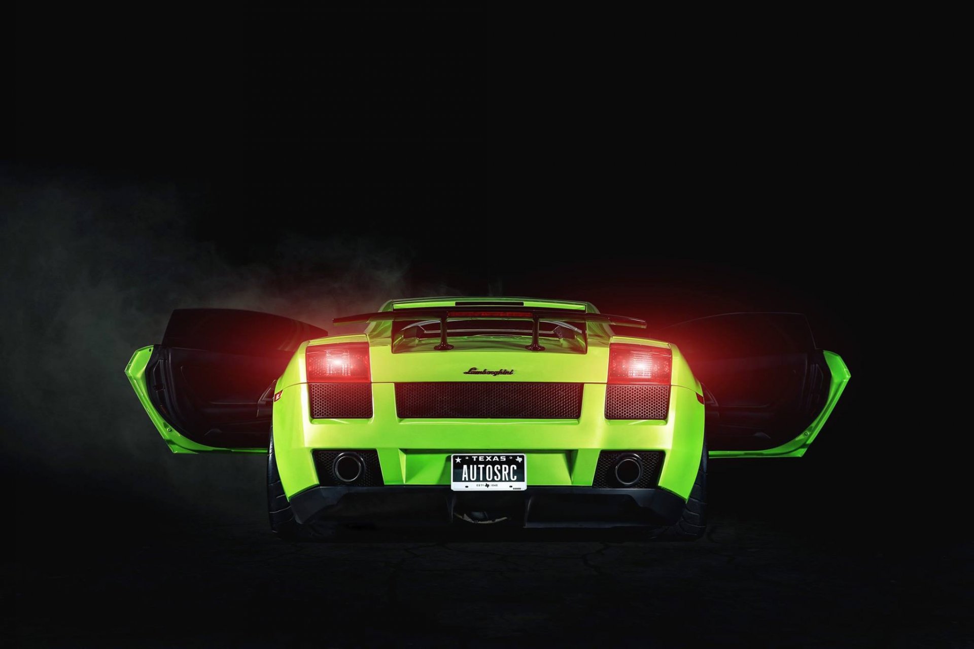 lamborghini gallardo 2005 verde superdeportivo proyecto yoda 1250hp trasero