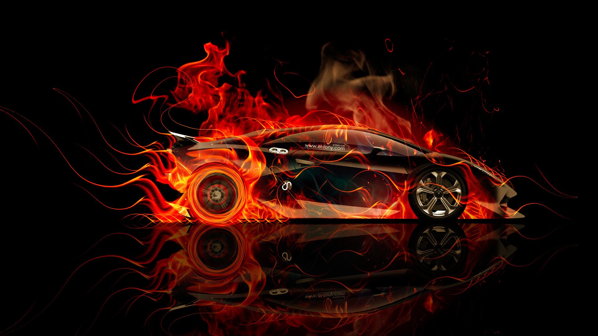 tony kohan lamborghini sesto elemento côté feu abstrait voiture orange noir el tony voitures photoshop papier peint art conception style lamborghini sesto elemento vue latérale feu voiture feu auto abstrait orange oran