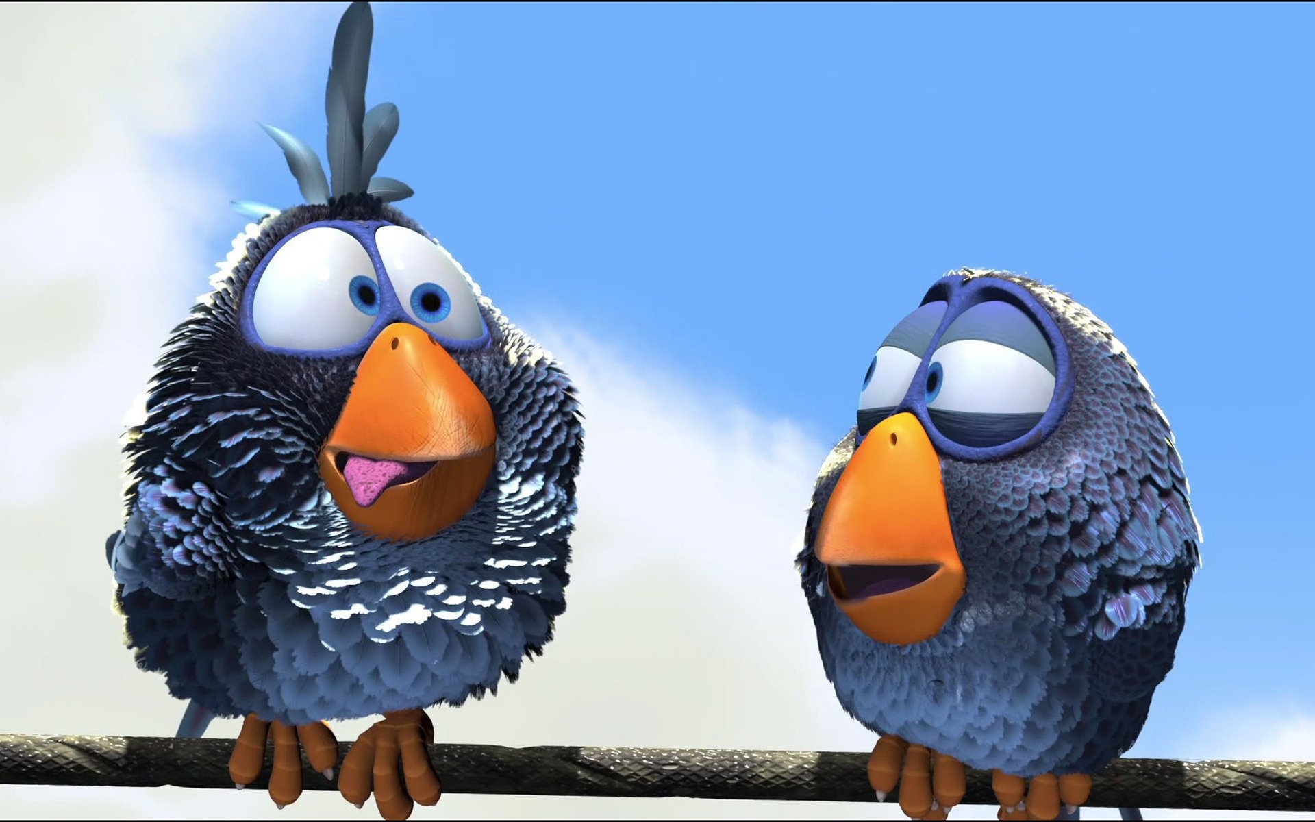 for the birds о птичках мультфильм pixar клюв язык птицы птица птичка воробьи воробей провод кино