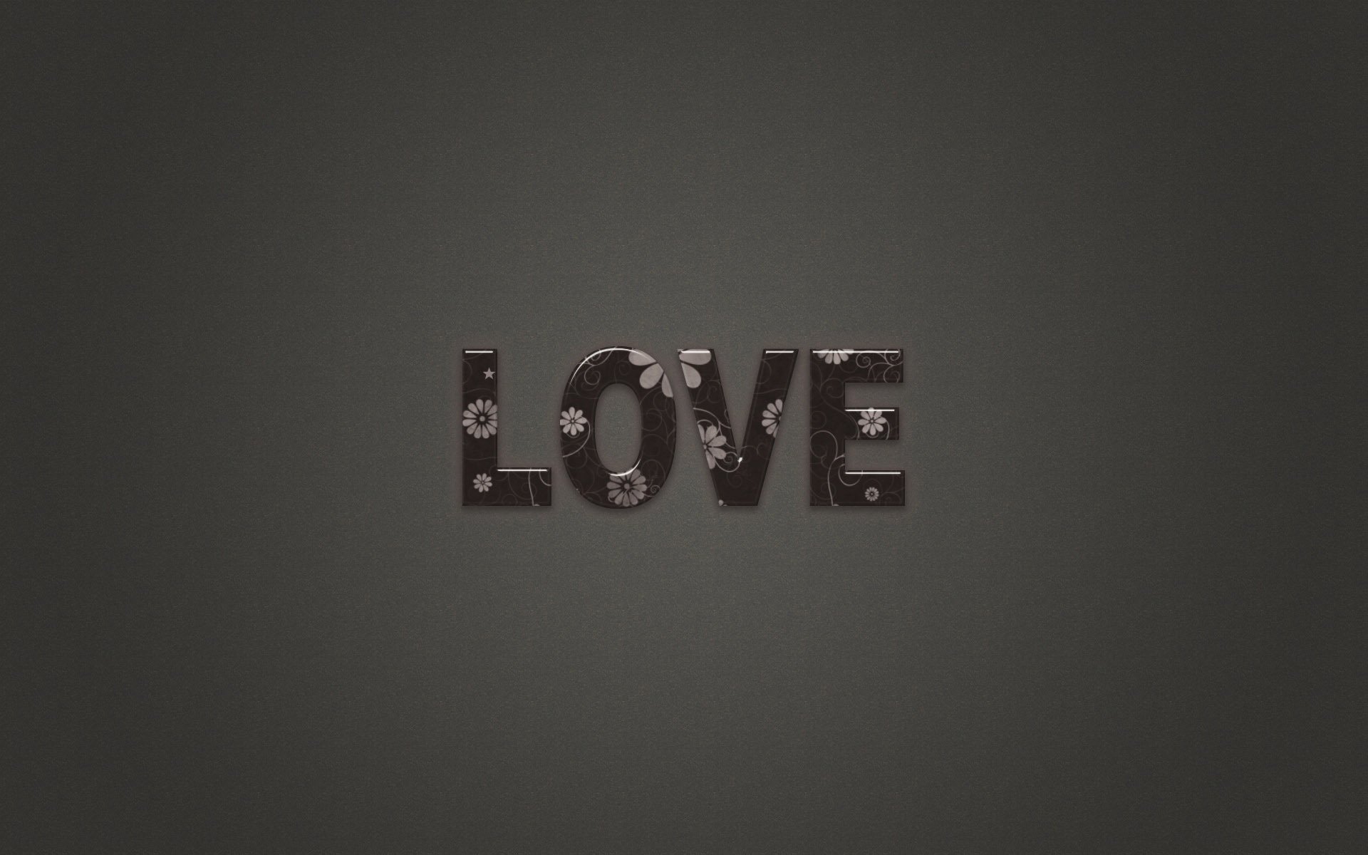 flowers minimalism gray background lettering letters words love love feelings romance