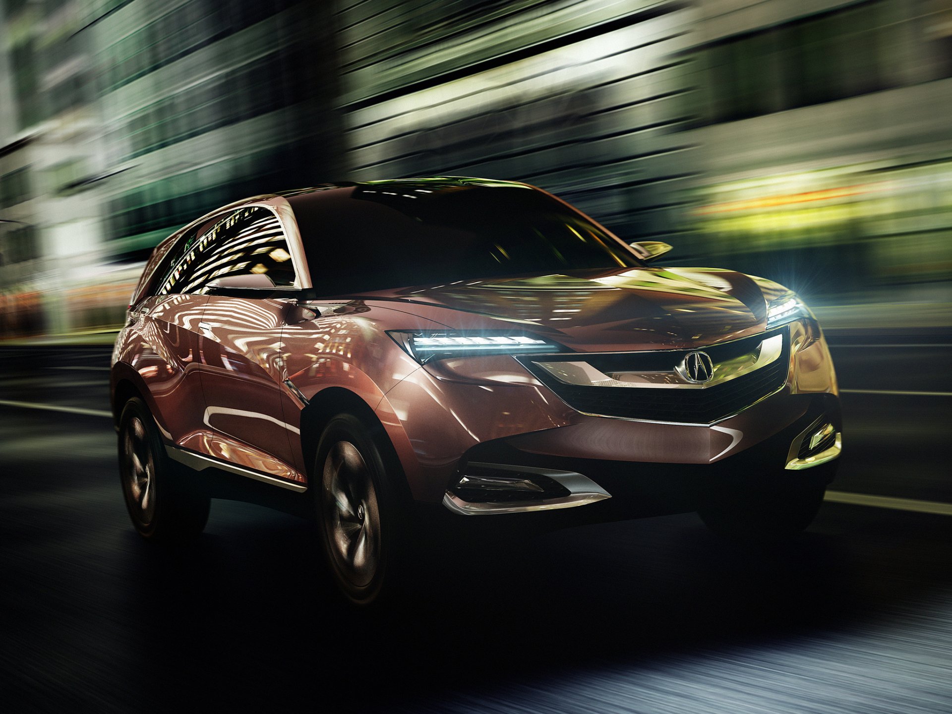 acura suv x concept auto concept front headlight