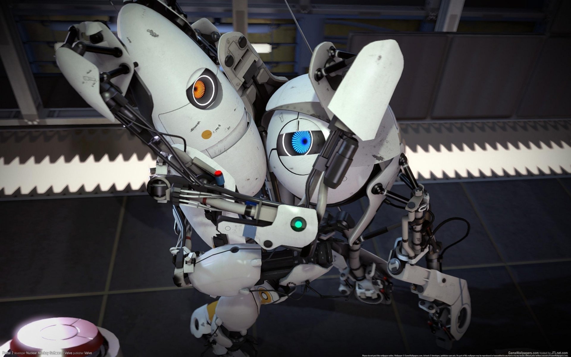 portal 2 ventil roboter roboter cg wallpapers cyborgs androiden