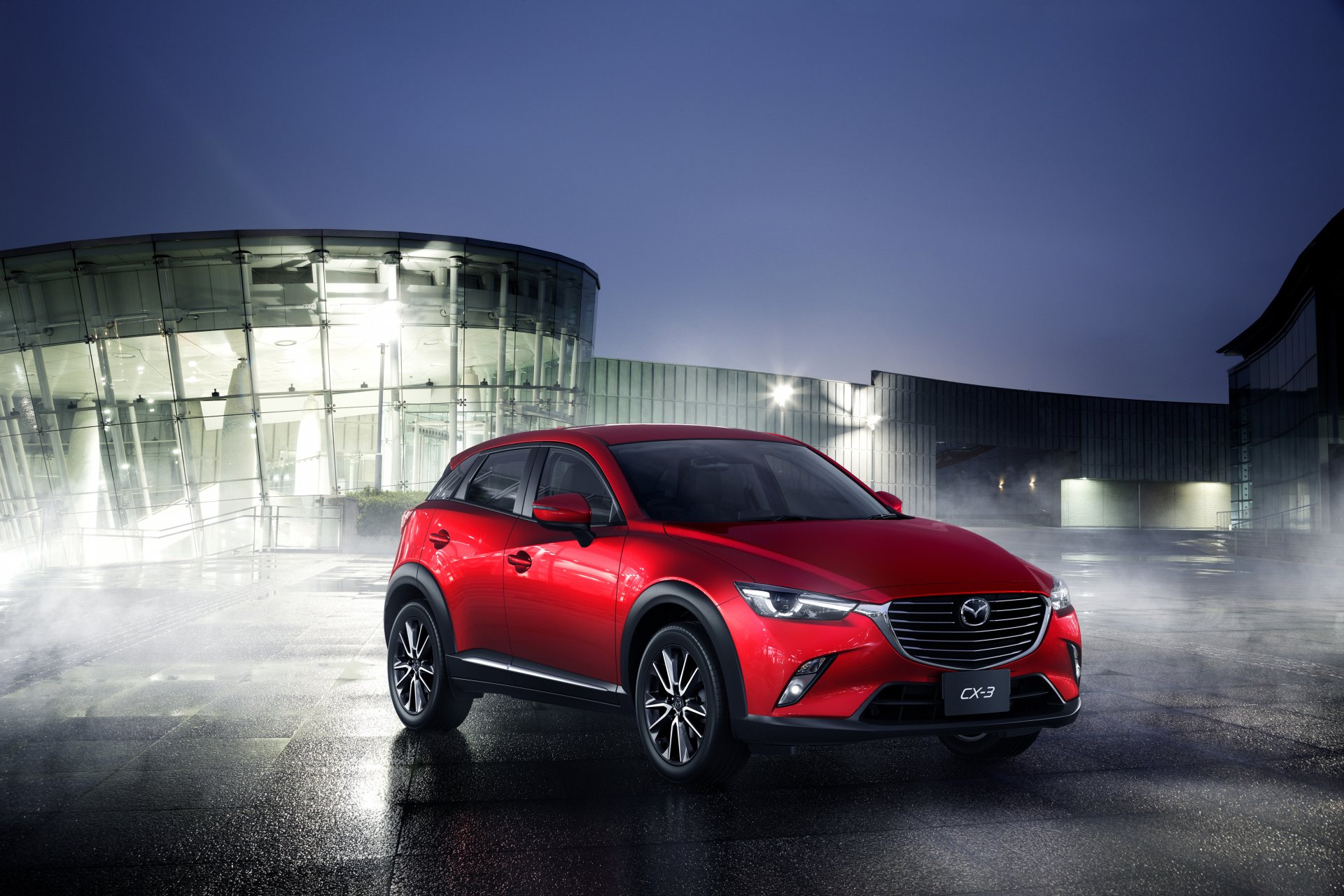 mazda mazda 2015 cx-3 rot metallic auto foto