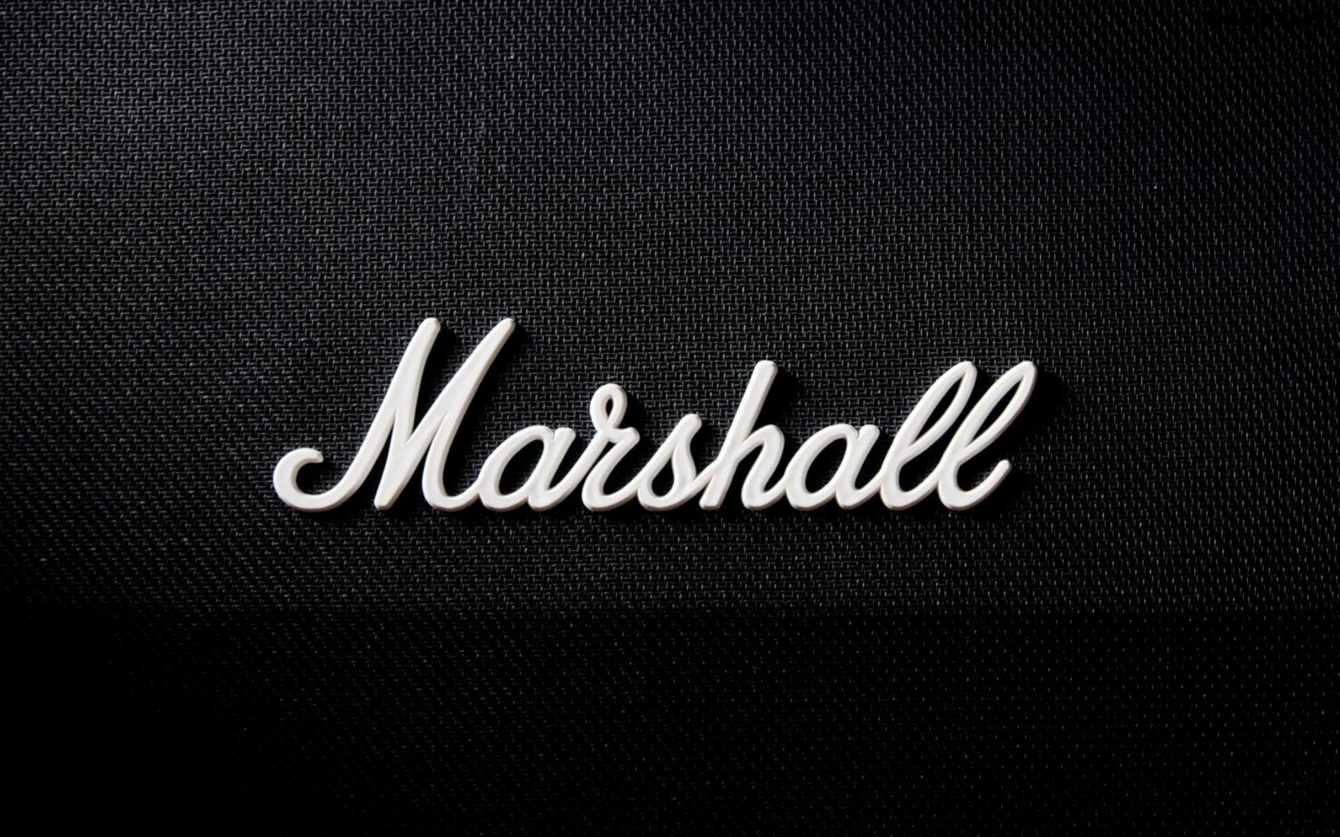 musik minimalismus gitarre verstärker sound technik marshall hintergrund tapete emblem logo inschrift