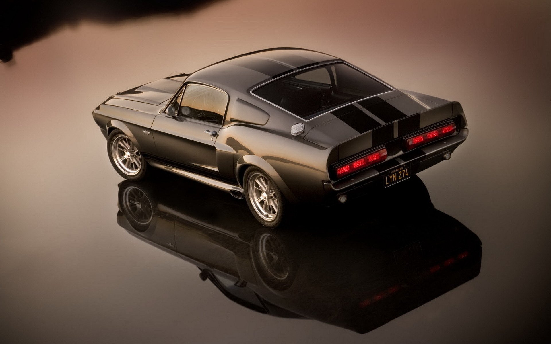 mustang gt500 eleanor musclecar auto mustang reflexion stil design schatten scheinwerfer braun pkw transport kraftfahrzeuge