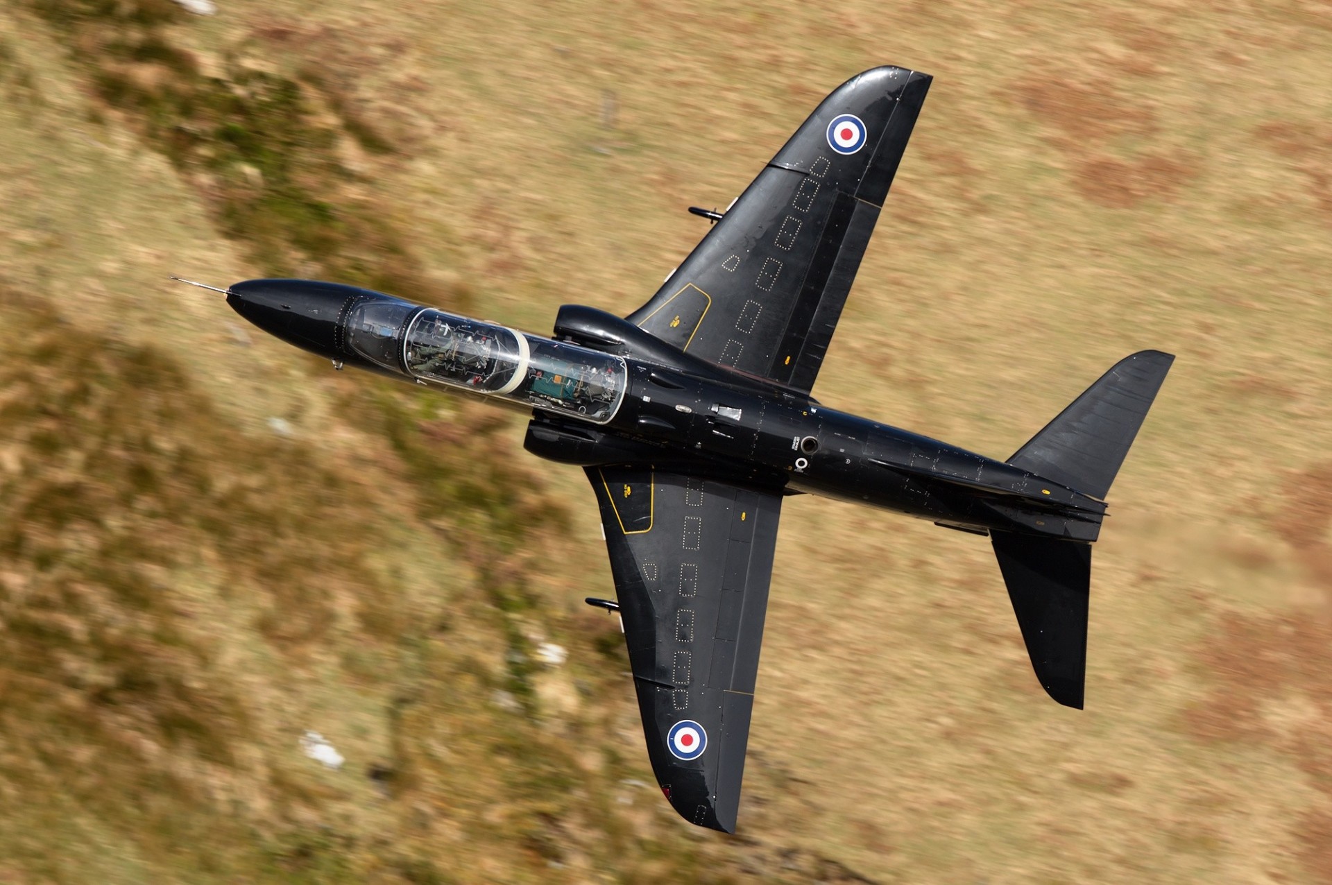 aereo bombardiere vista dall alto