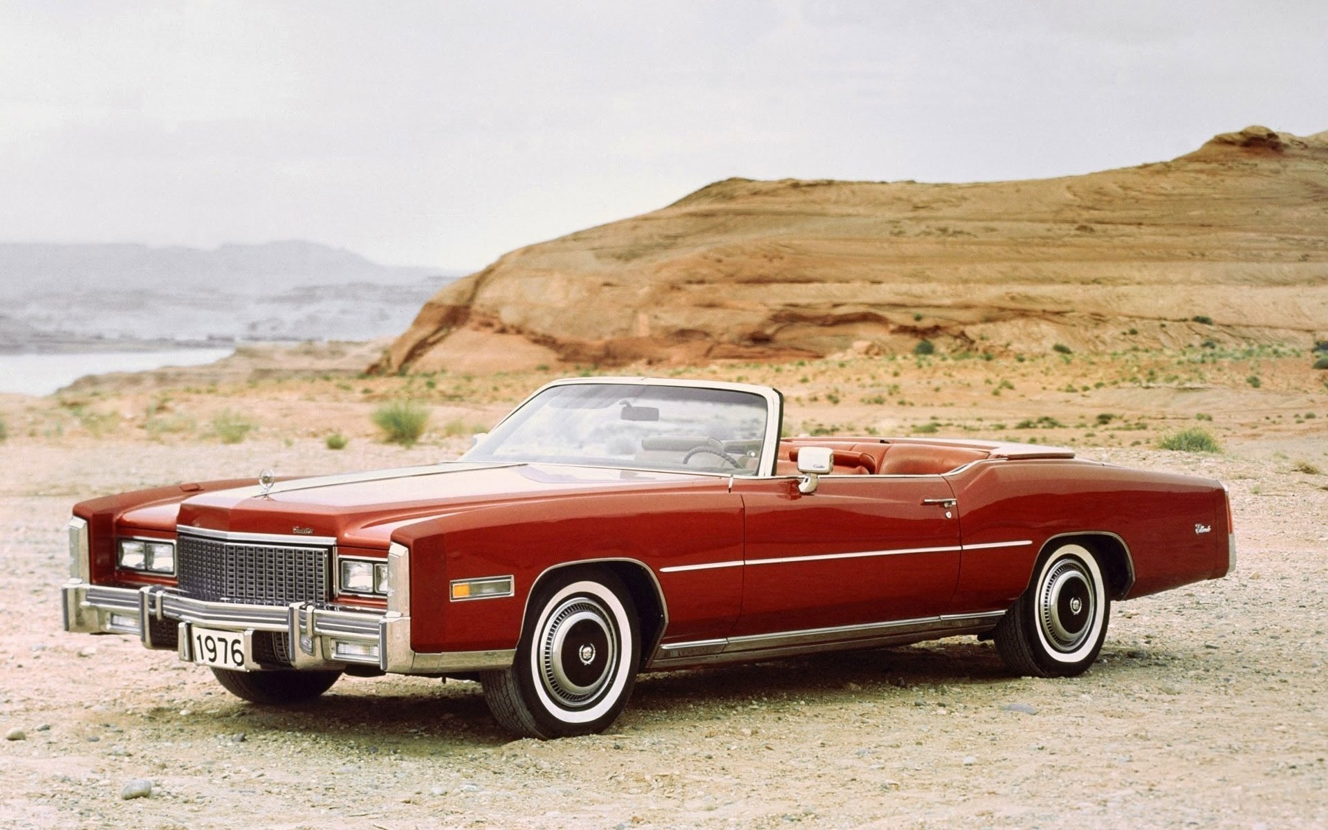 cadillac fleetwood el dorado convertible 1976 cadillac front background