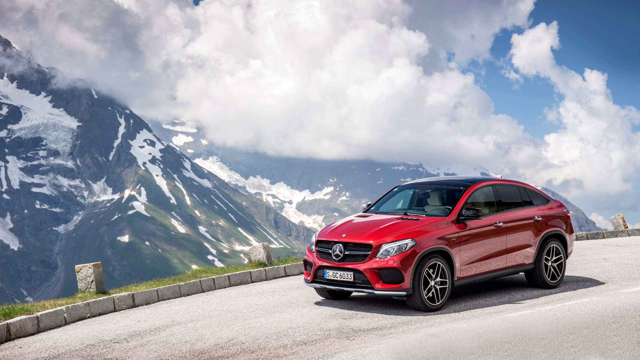 2015 mercedes-benz gle 450 amg 4matic coupé c292 mercedes rouge