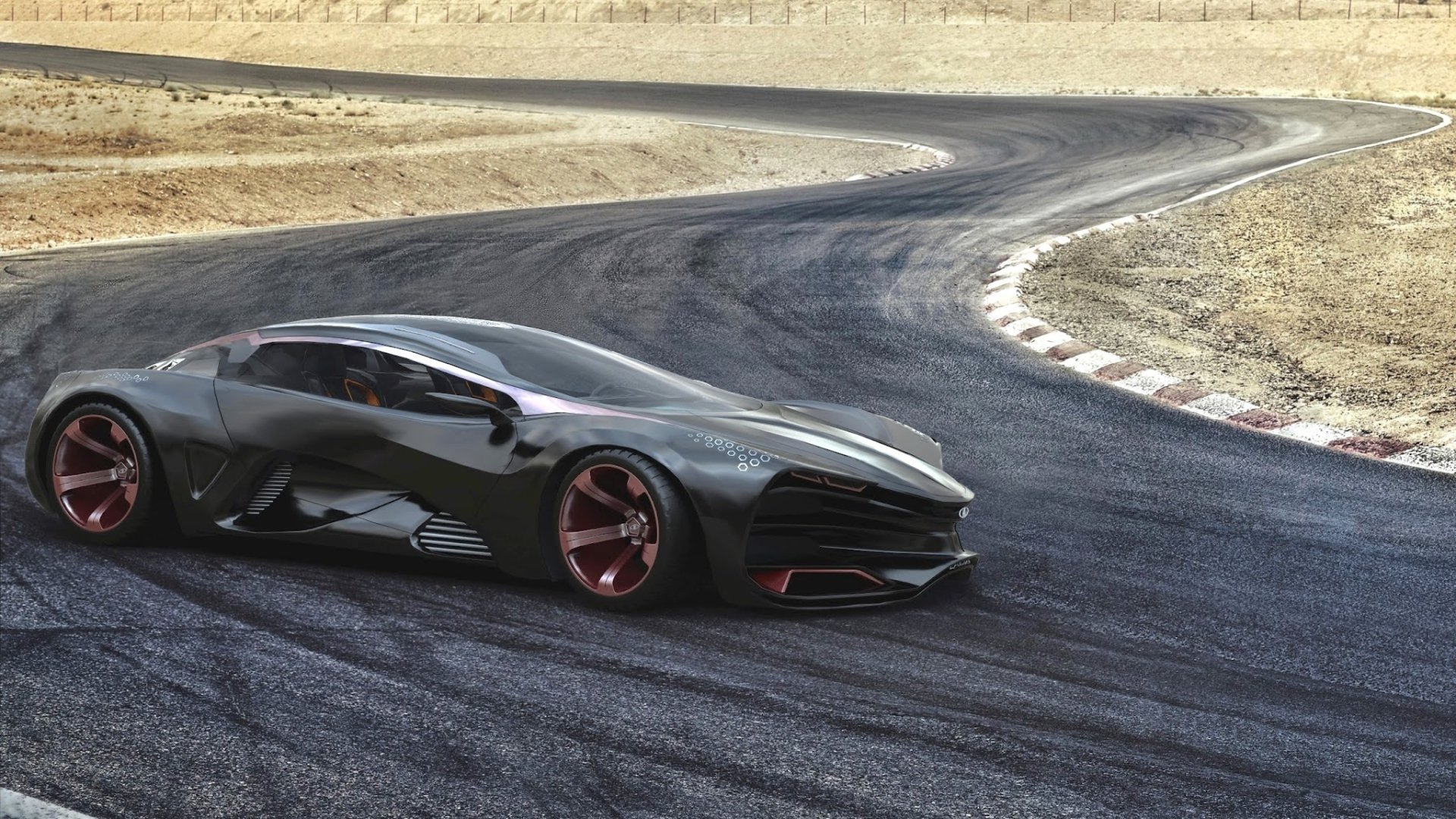 lada kruk raven concept concept supersamochód reflektory tor tor samochód auto