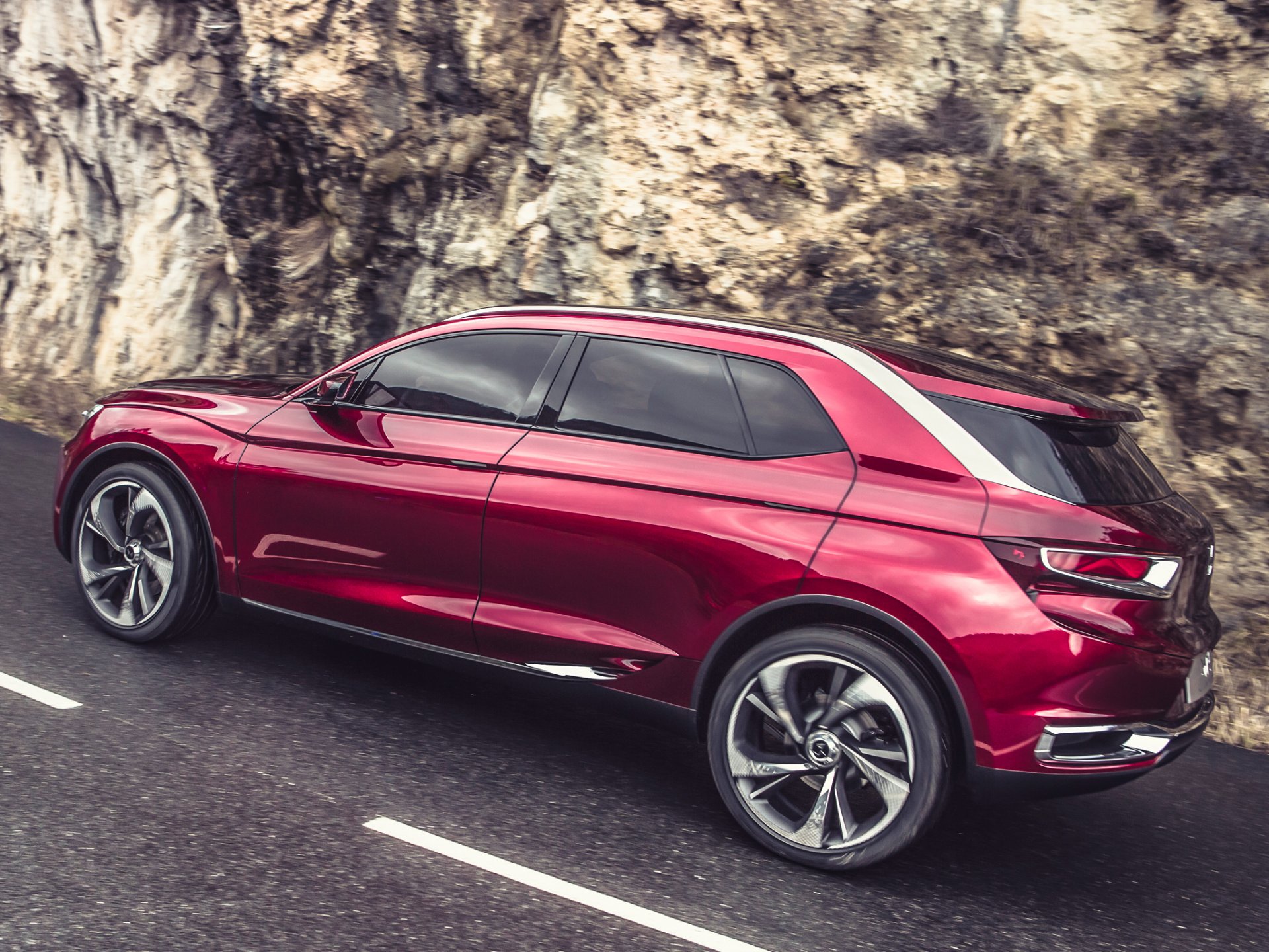 citroen ds ruby sauvage concept route voiture fond d écran