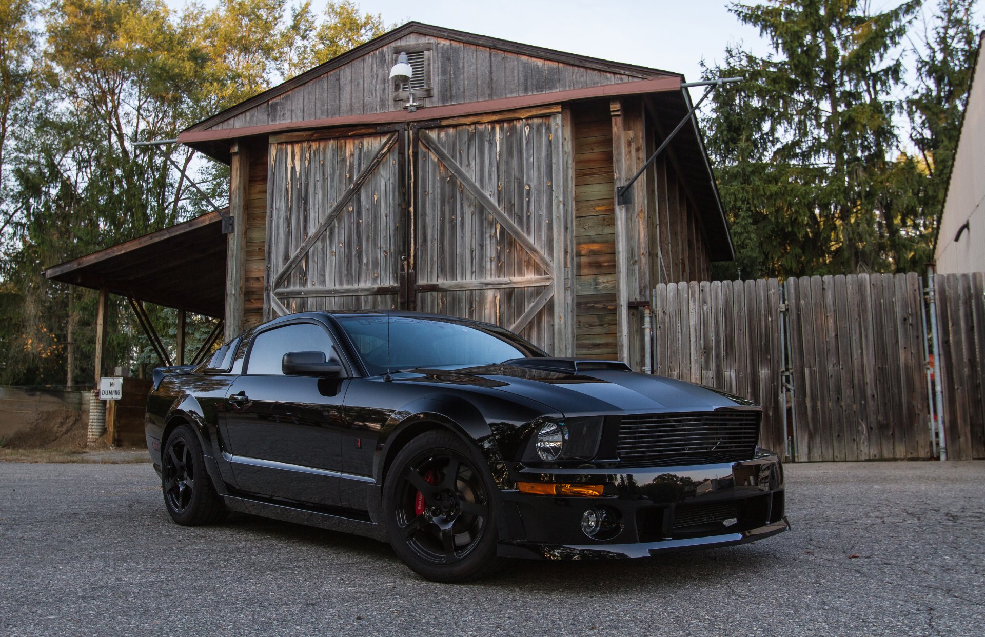 2009 roush stage 3 ford mustang blackjack fence sarah house road