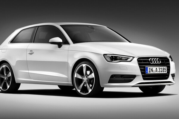 Blanco hermoso Audi A3