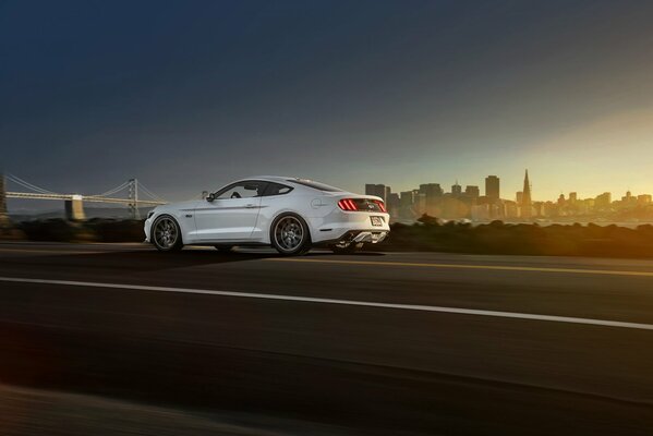 Ford Mustang 2015 white