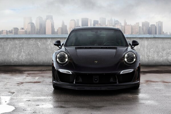 Pintura de coche negro 2014, topcar, porsche, 911