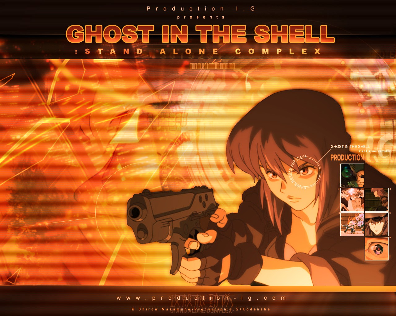 ghost in the shell kusanagi motoko