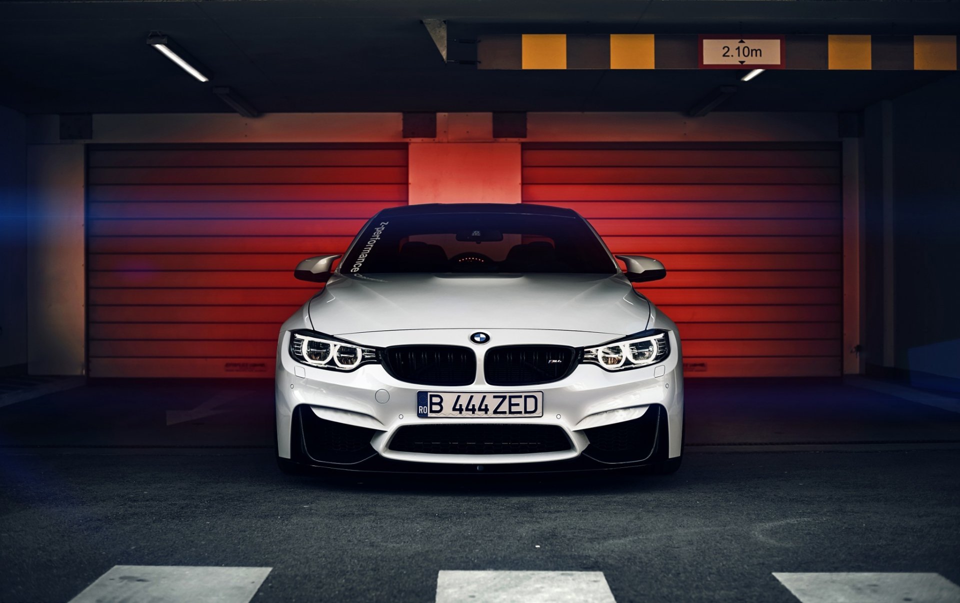 bmw m4 coupe f82 blanco frente