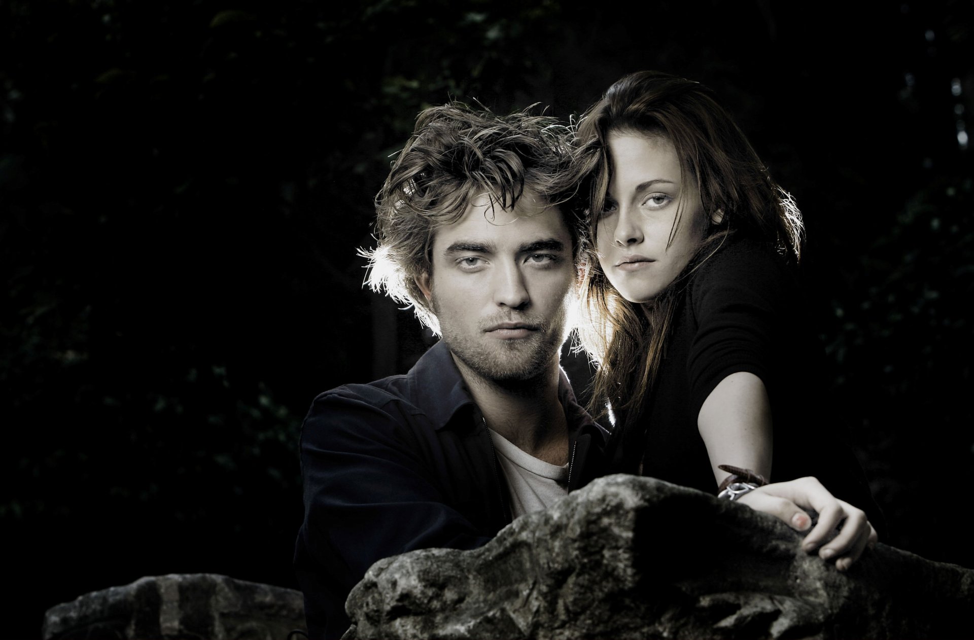 kristen stewart robert pattinson actores de cine pareja crepúsculo película ojos cara