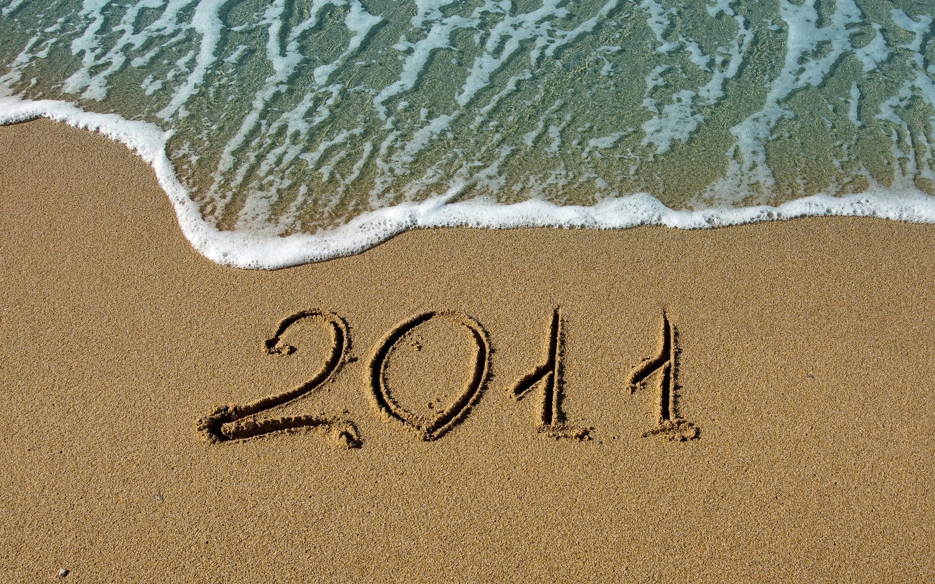 macro 2011 new year christmas wallpaper beaches water sand sea the ocean shore figure figures beach