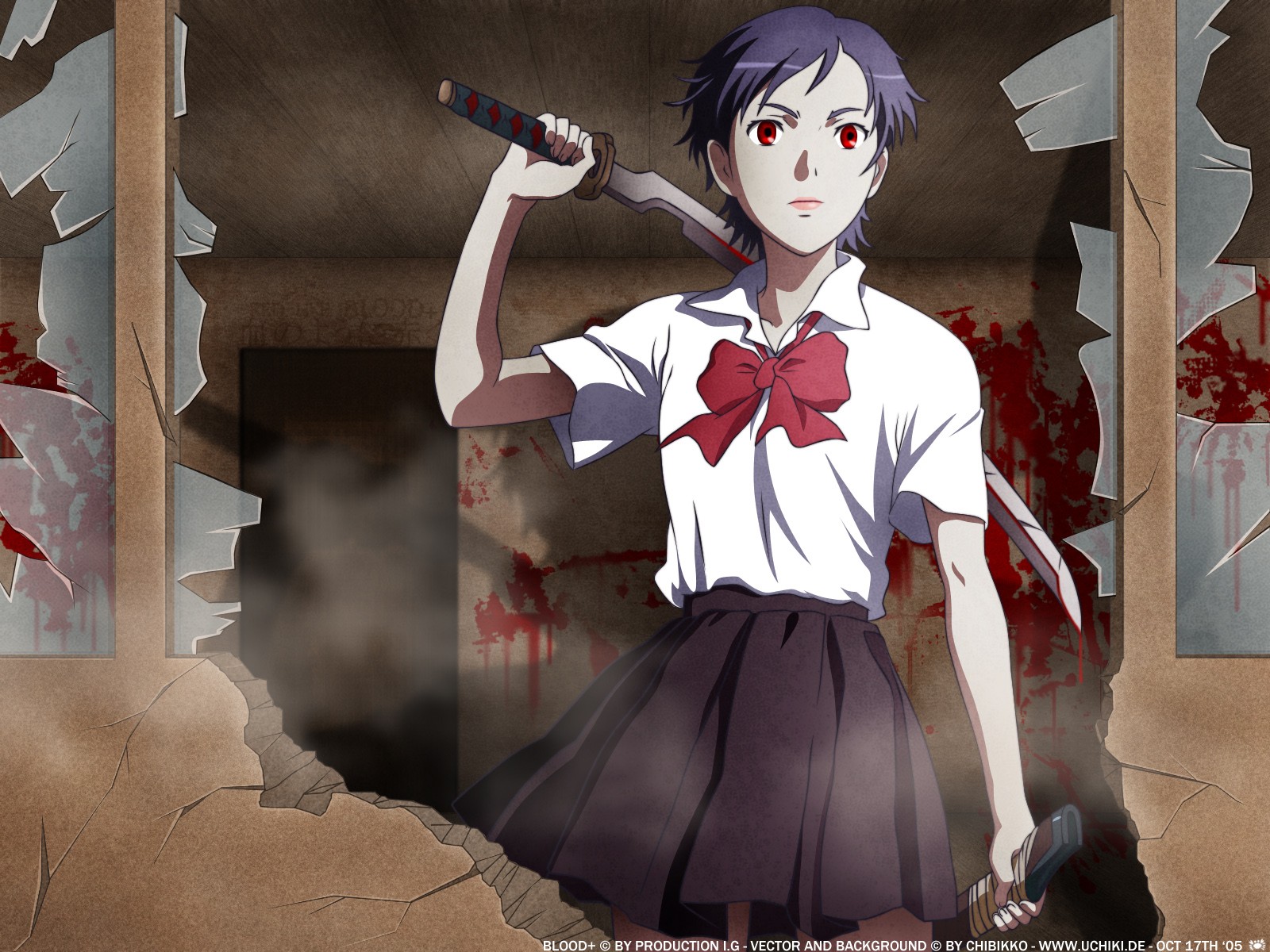 blood otonashi saya sword