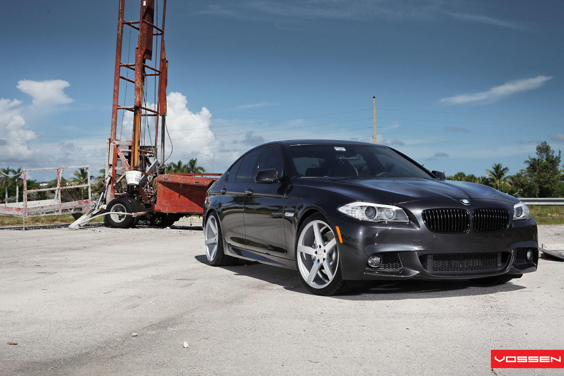 bmw f10 seria 5 czarny vossen