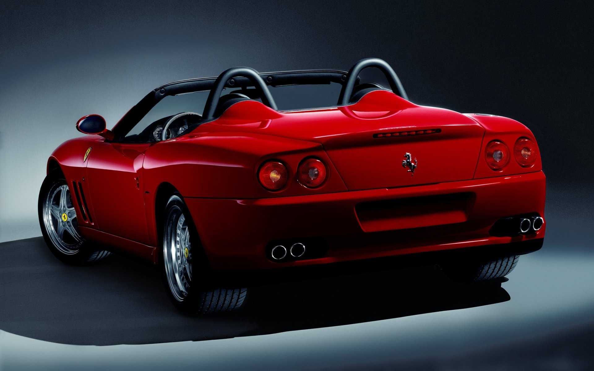 ferrari barchetta pininfarina ferrari supercar red rear view