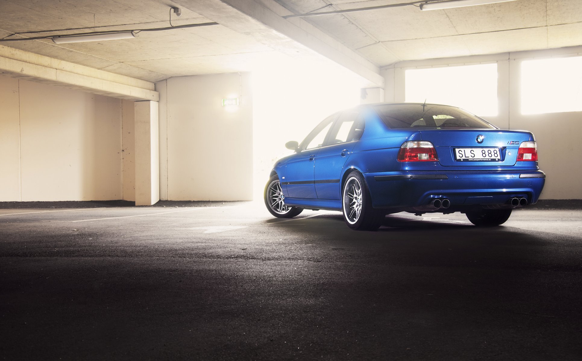 bmw e39 m5 lemans azul