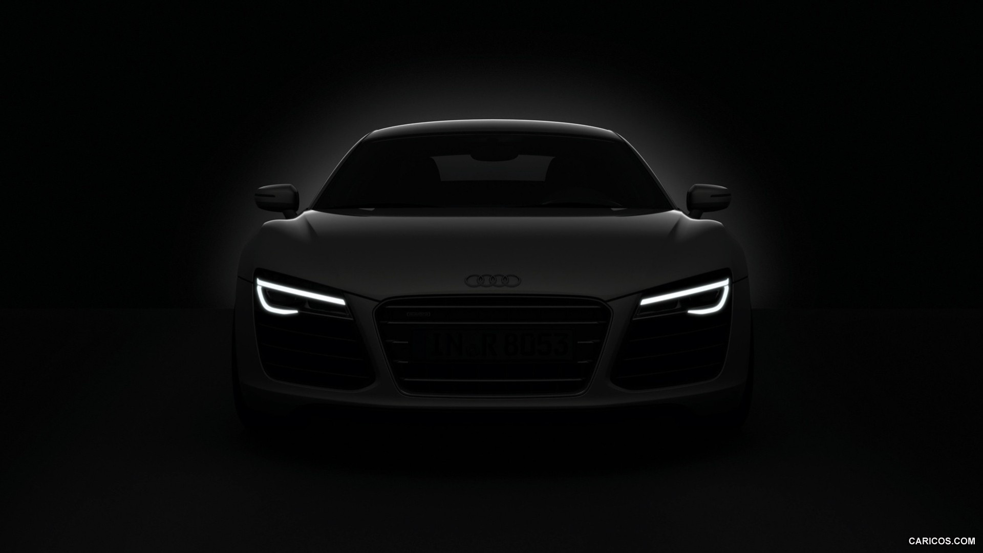 audi r8 darkness black