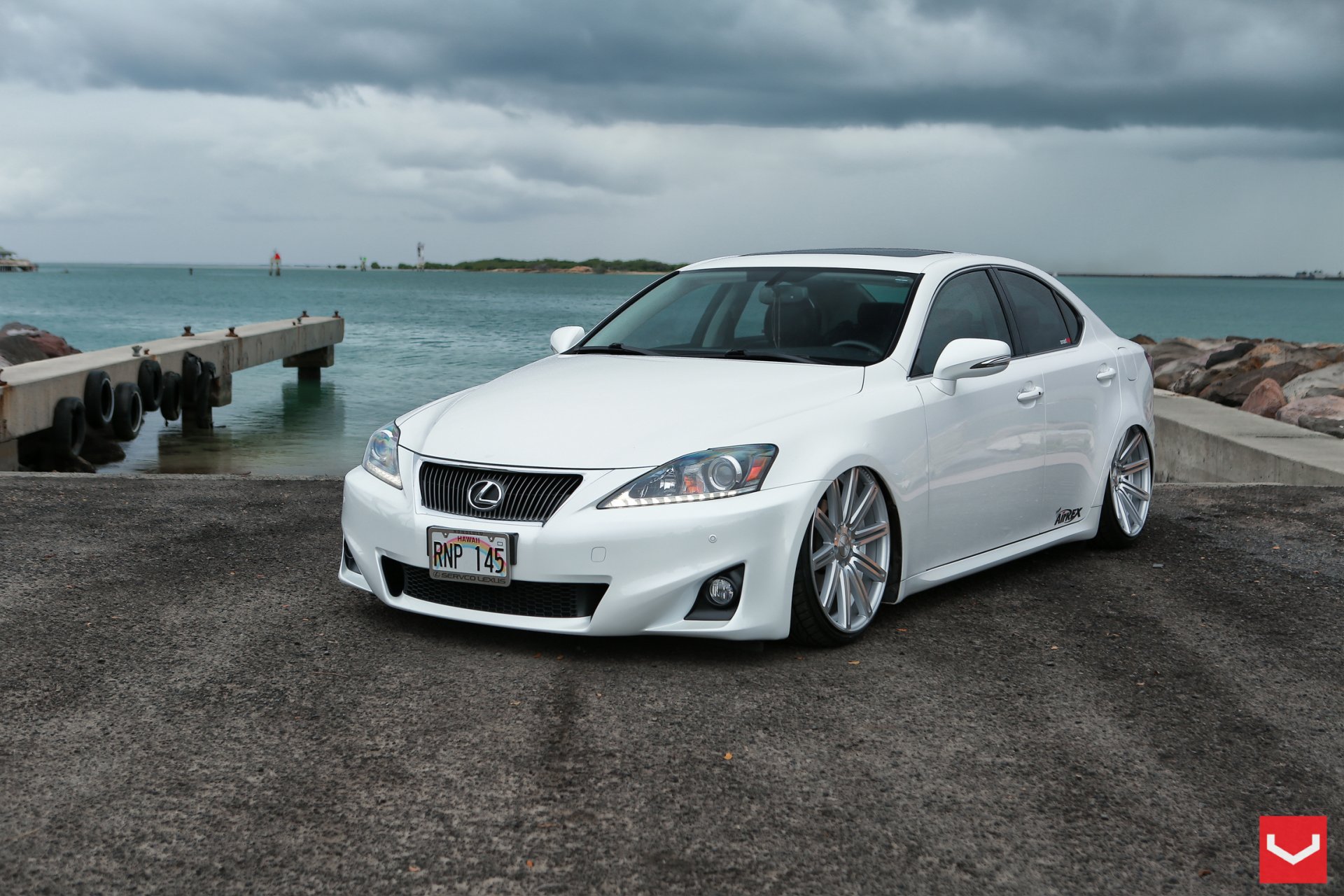 lexus gs bianco vossen