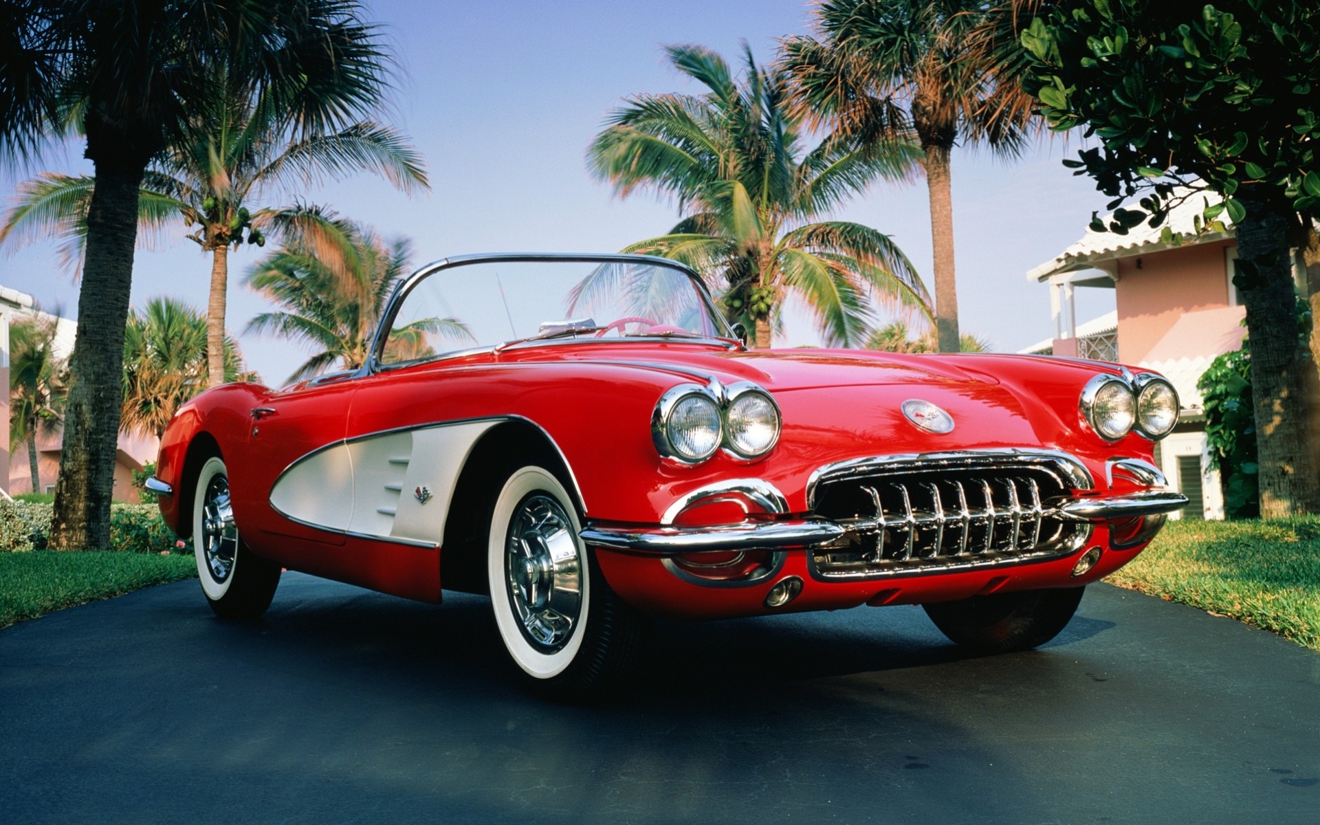 красный классический 1960 корвет chevrolet corvette автомобили миг-29