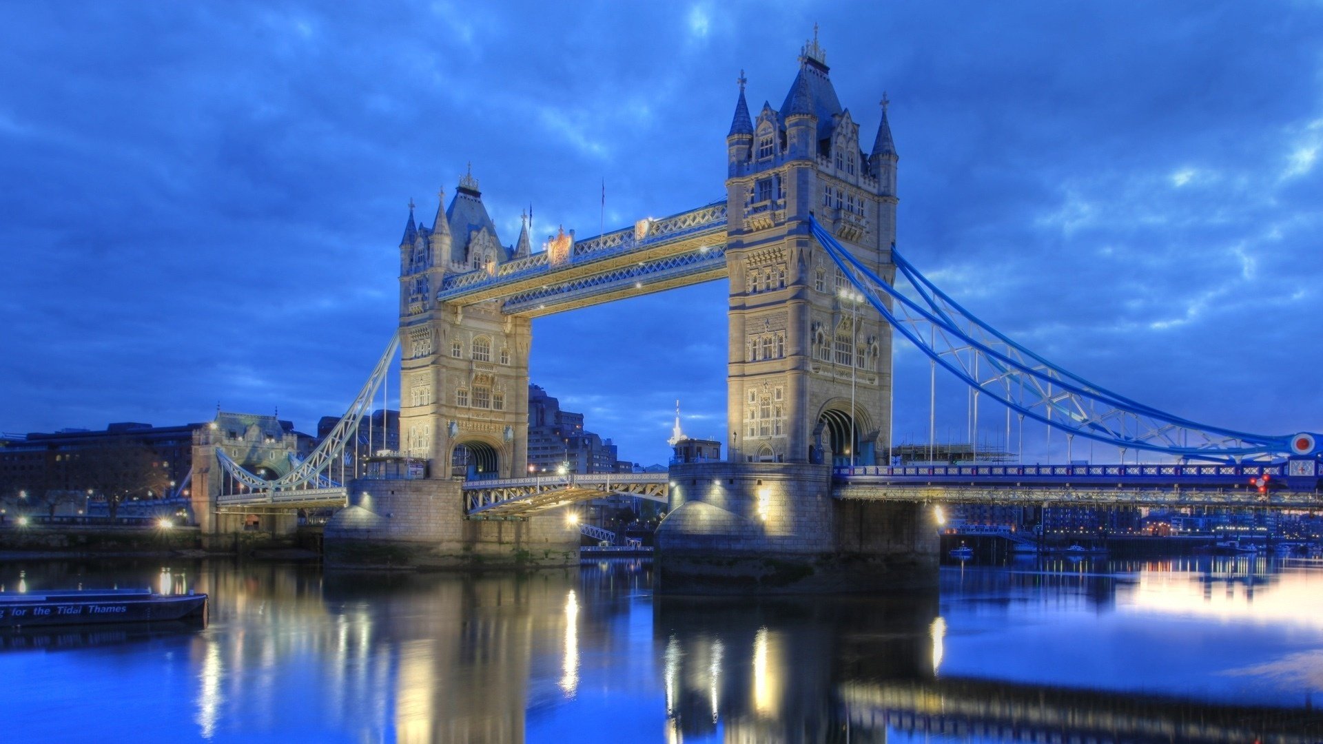 londres puente de la torre támesis inglaterra noche puentes cielo nocturno luces de la ciudad