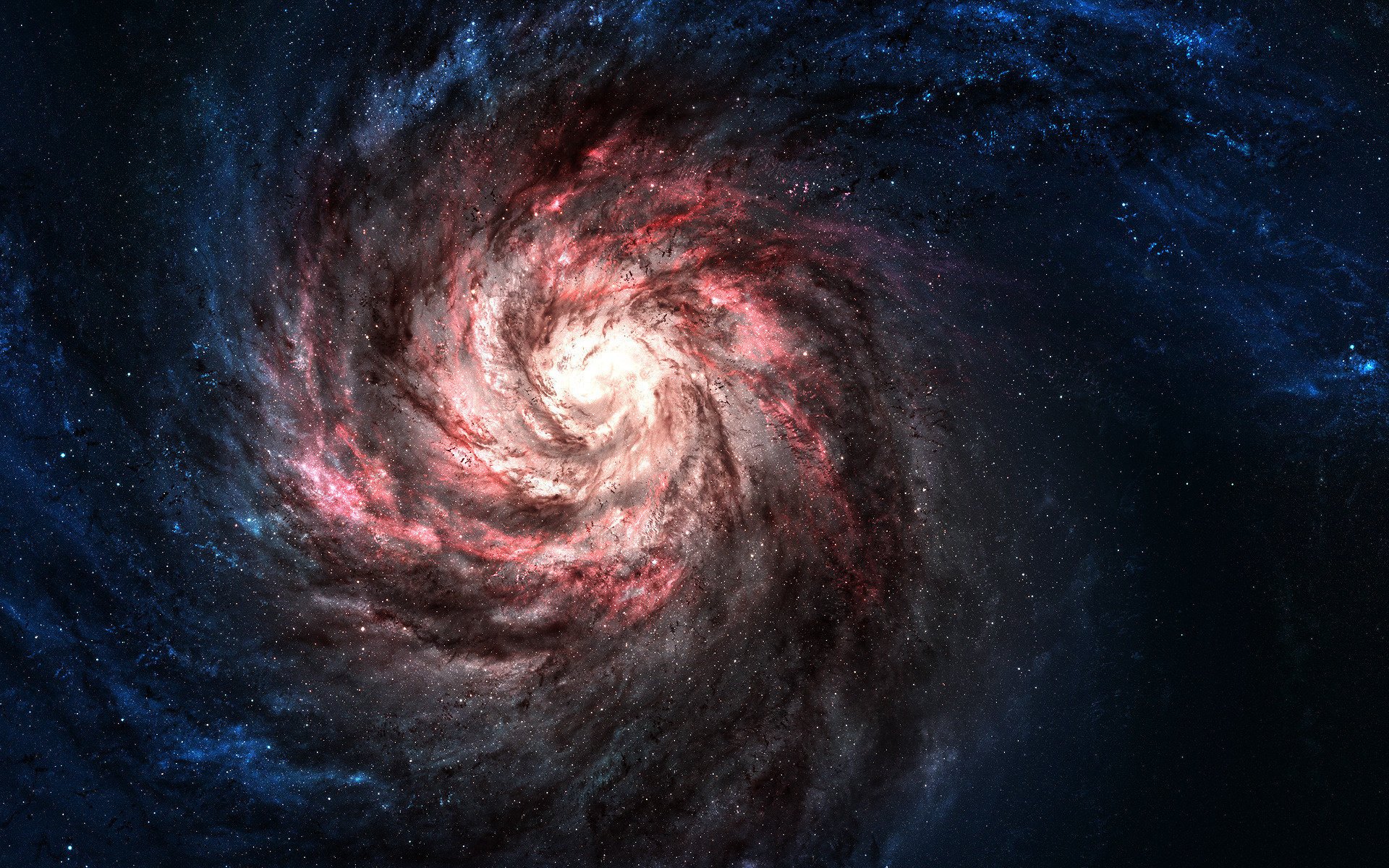 blue red галактики galaxies звезды вселенная галактика космическое пространство туманность