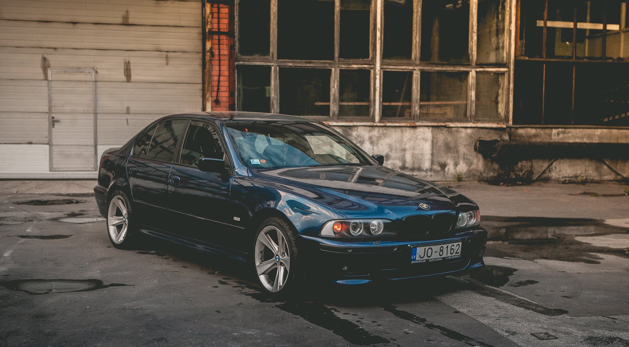 bmw 5er e39 bmw blau